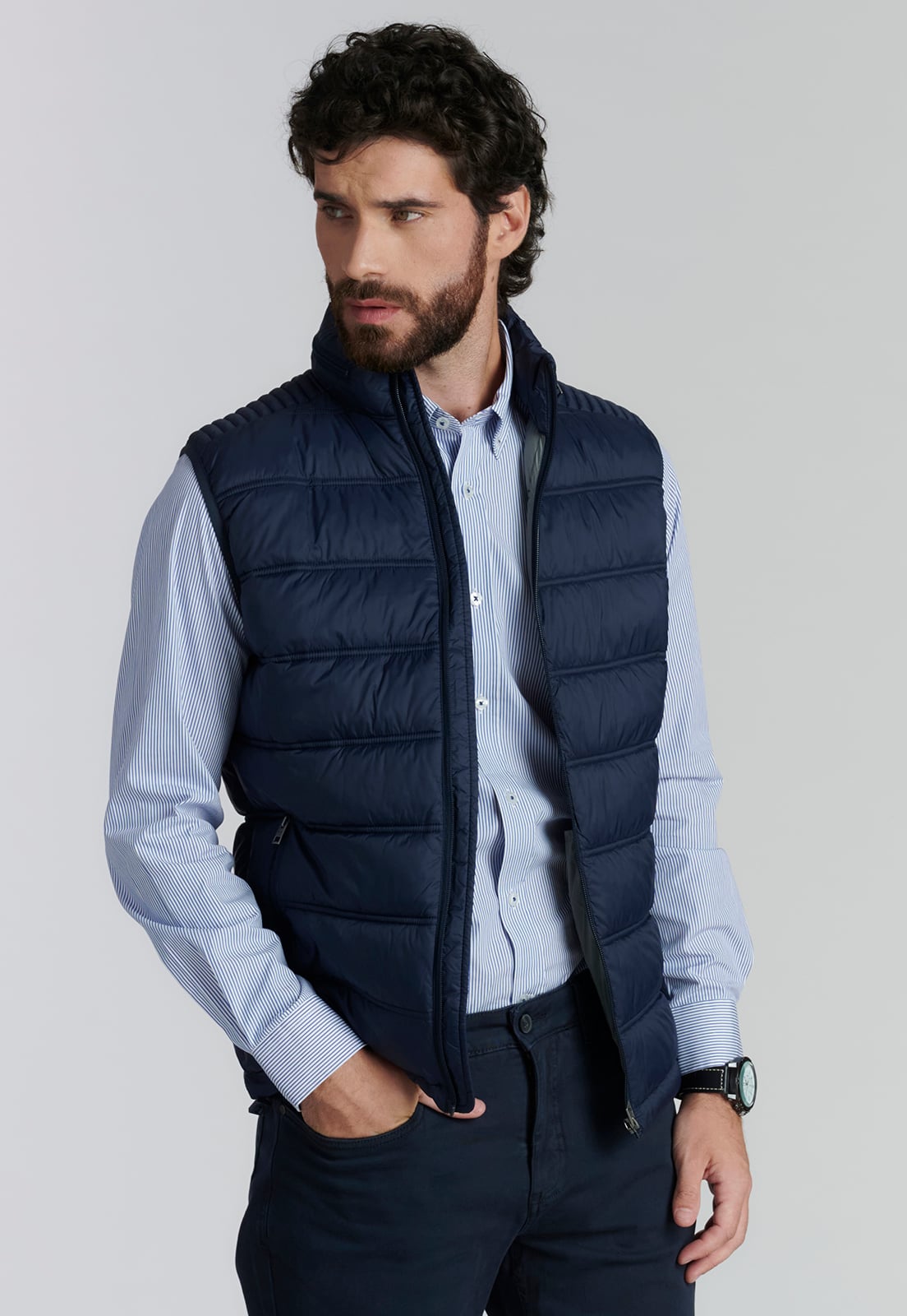 VEST HOMBRE FEROUCH AZUL DAYTONA FJS - 1