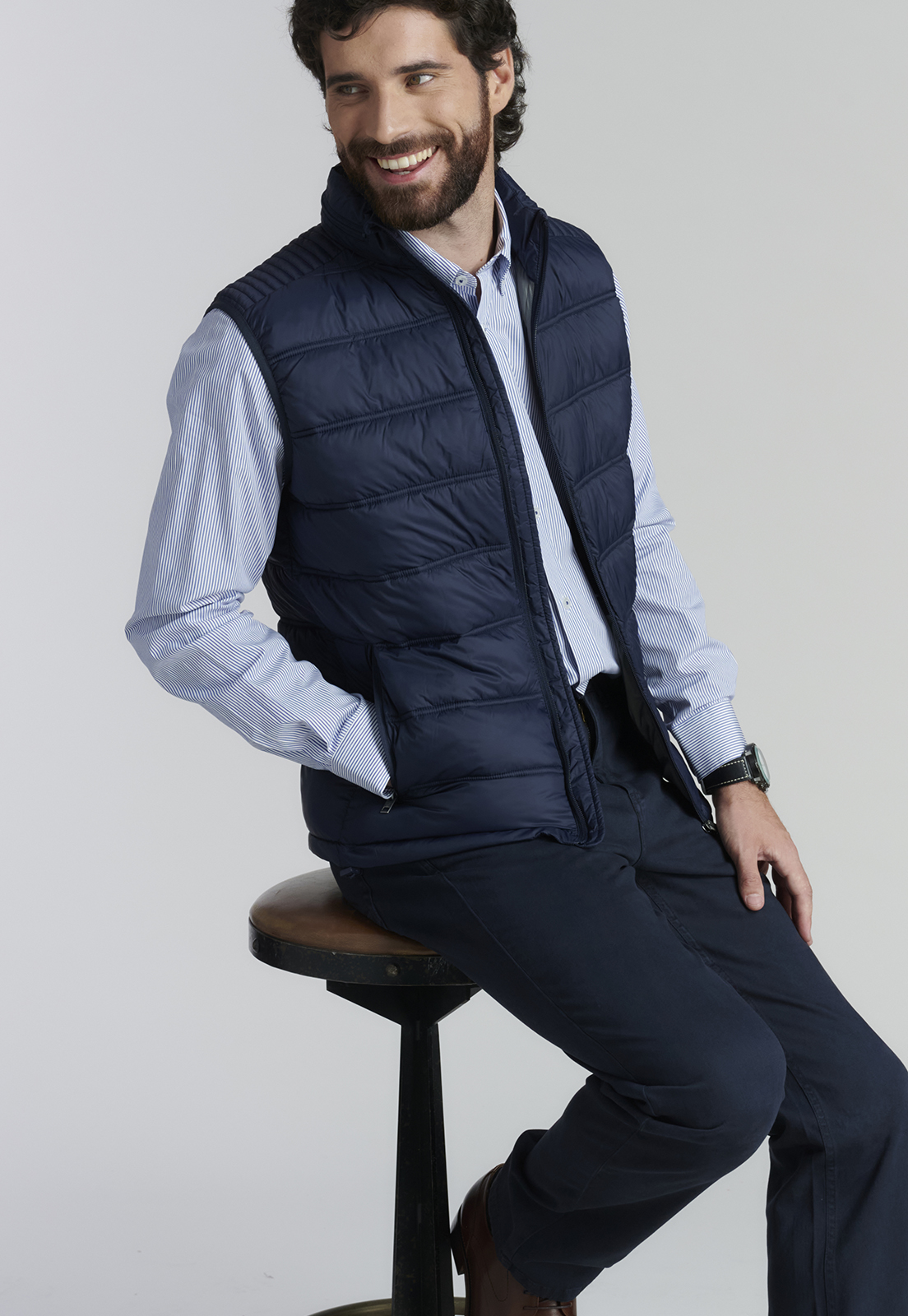 VEST HOMBRE FEROUCH AZUL DAYTONA FJS - 5