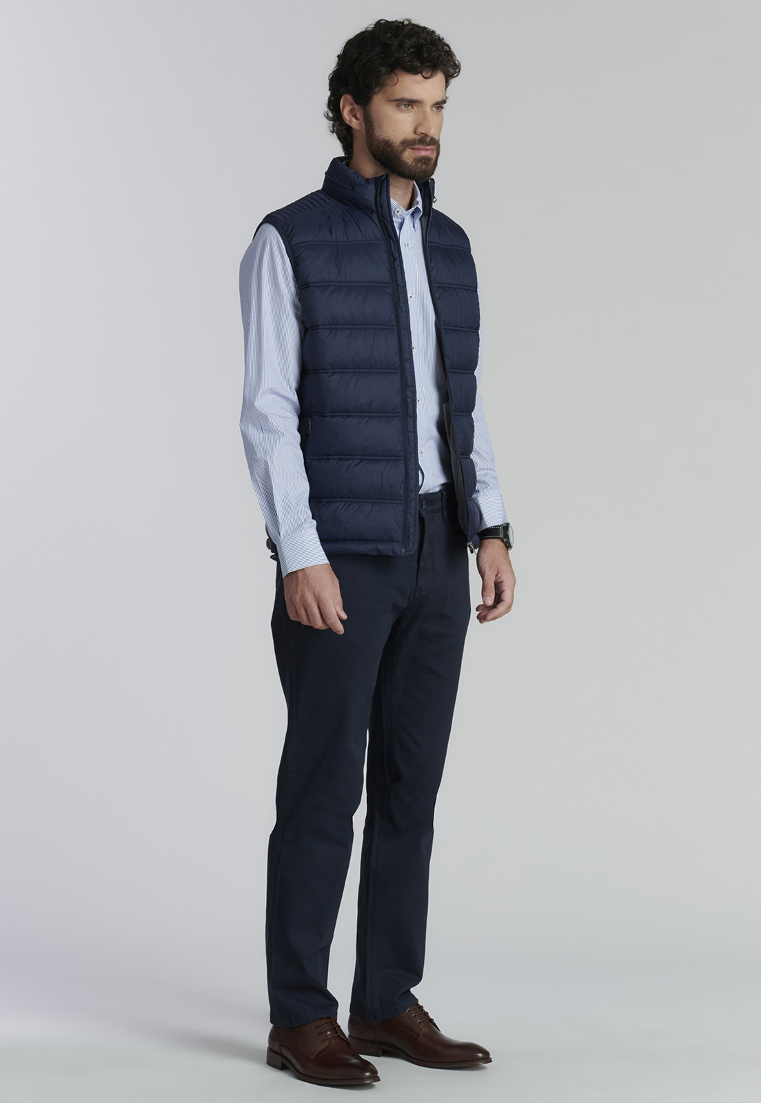 PANTALÓN ALGODÓN HOMBRE FEROUCH AZUL OKLAHOMA FR NAVY - 5