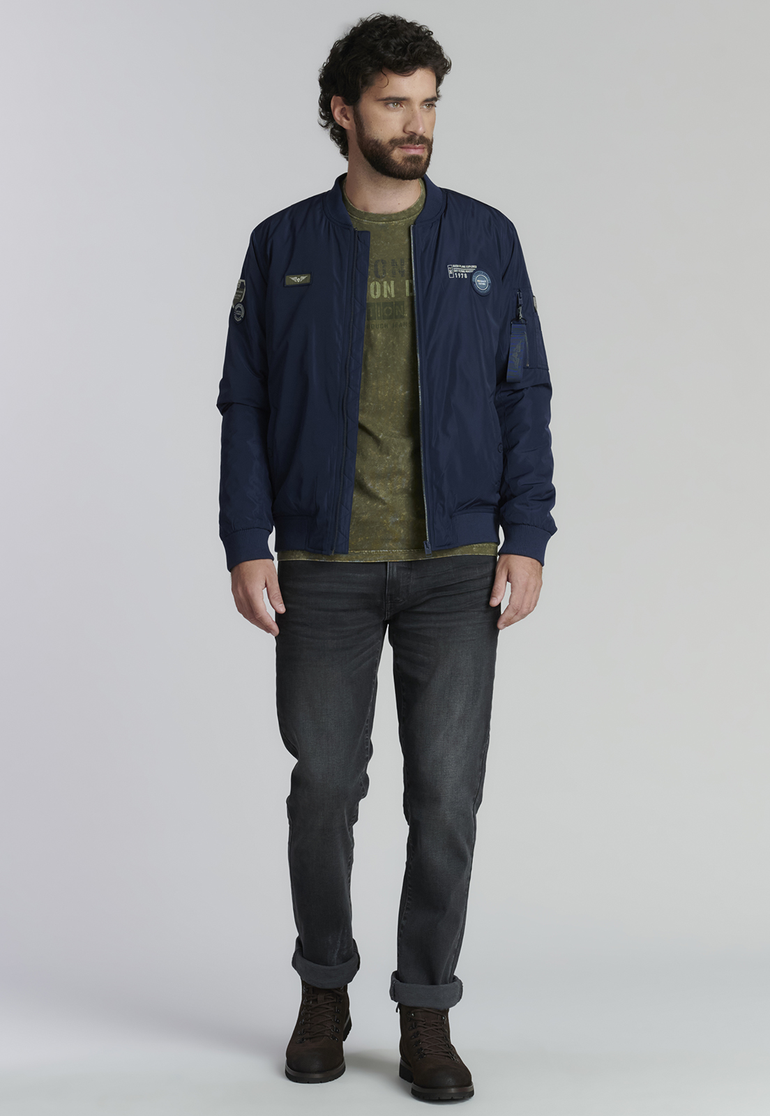CHAQUETA HOMBRE FEROUCH AZUL PILOT FJS - 2