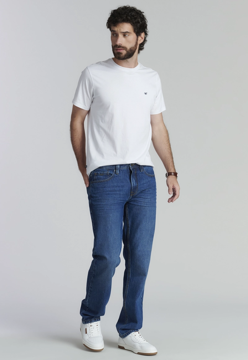 JEANS ALGODÓN HOMBRE FEROUCH AZUL ORLANDO FJS - 2