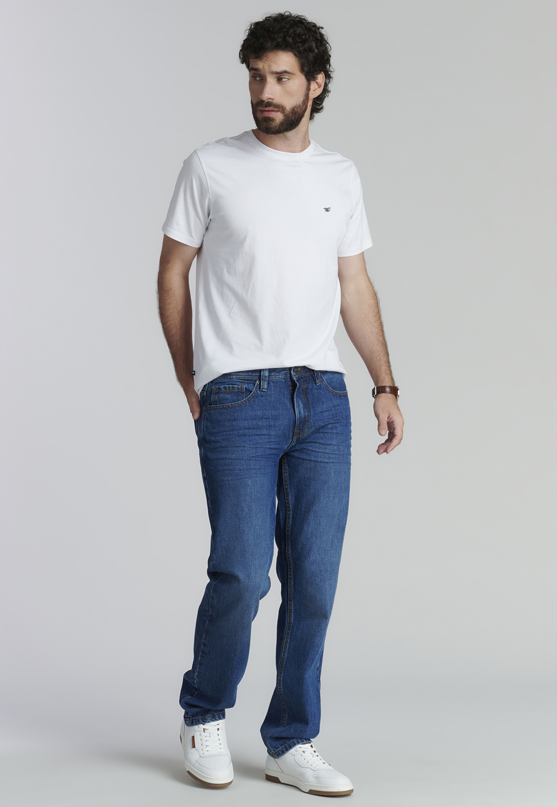JEANS ALGODÓN HOMBRE FEROUCH AZUL ORLANDO FJS - 2