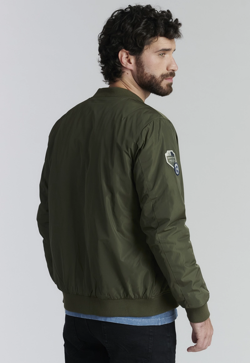 CHAQUETA HOMBRE FEROUCH VERDE PILOT FJS MILITAR - 4