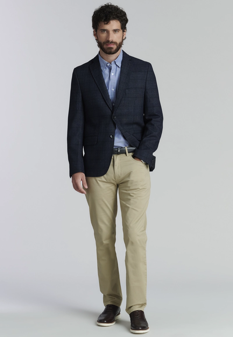 BLAZER HOMBRE FEROUCH NEGRO TACOMA SMART CASUAL - 2