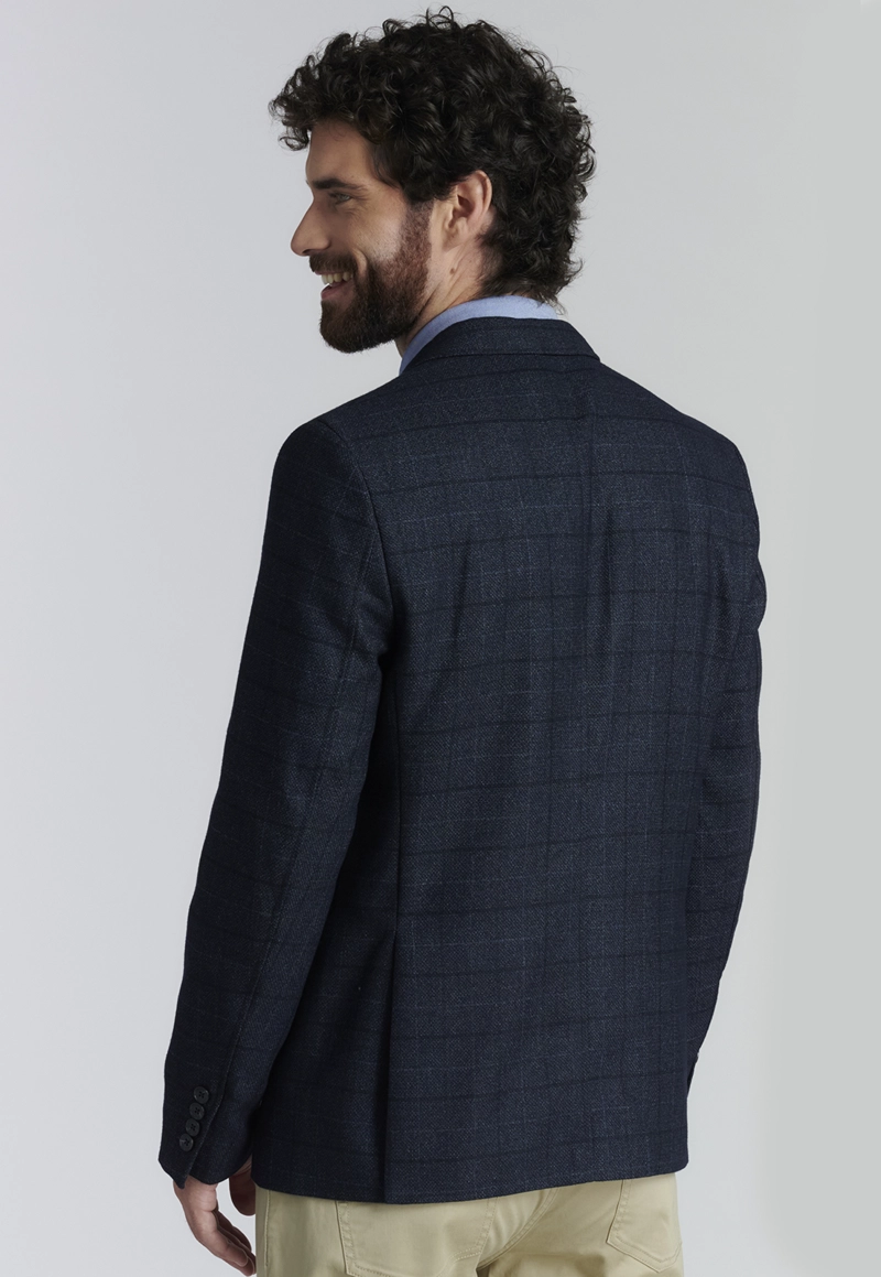 BLAZER HOMBRE FEROUCH NEGRO TACOMA SMART CASUAL - 4