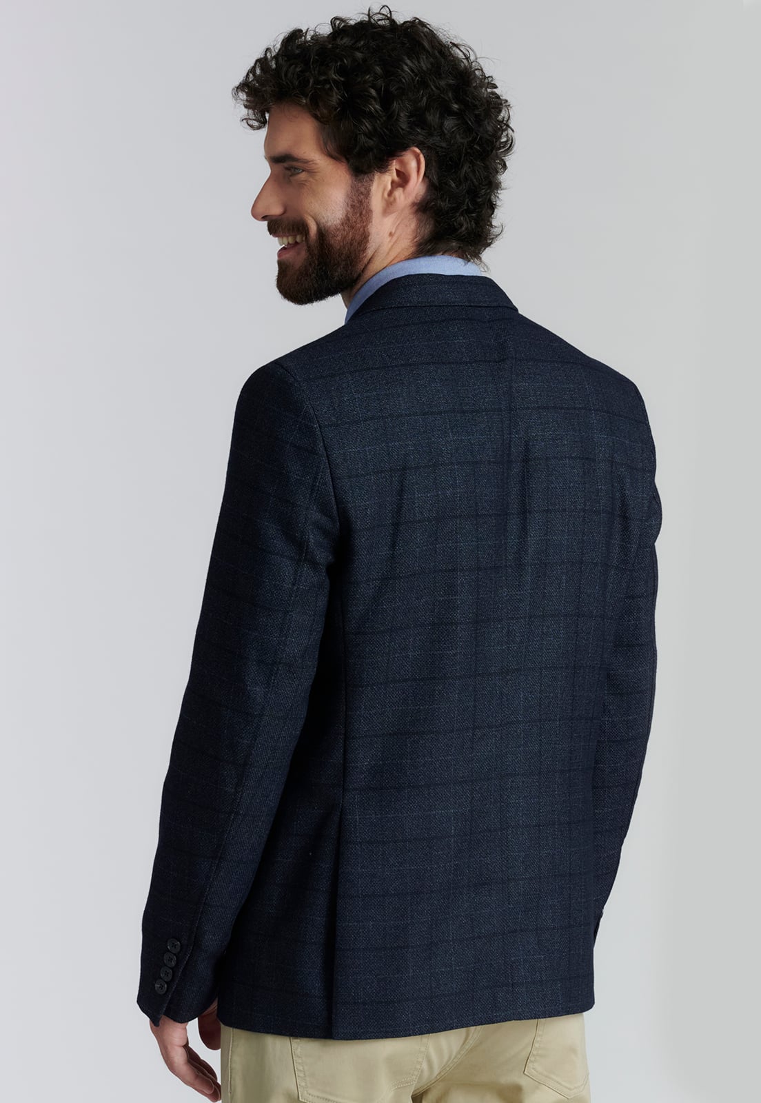 BLAZER HOMBRE FEROUCH NEGRO TACOMA SMART CASUAL - 4