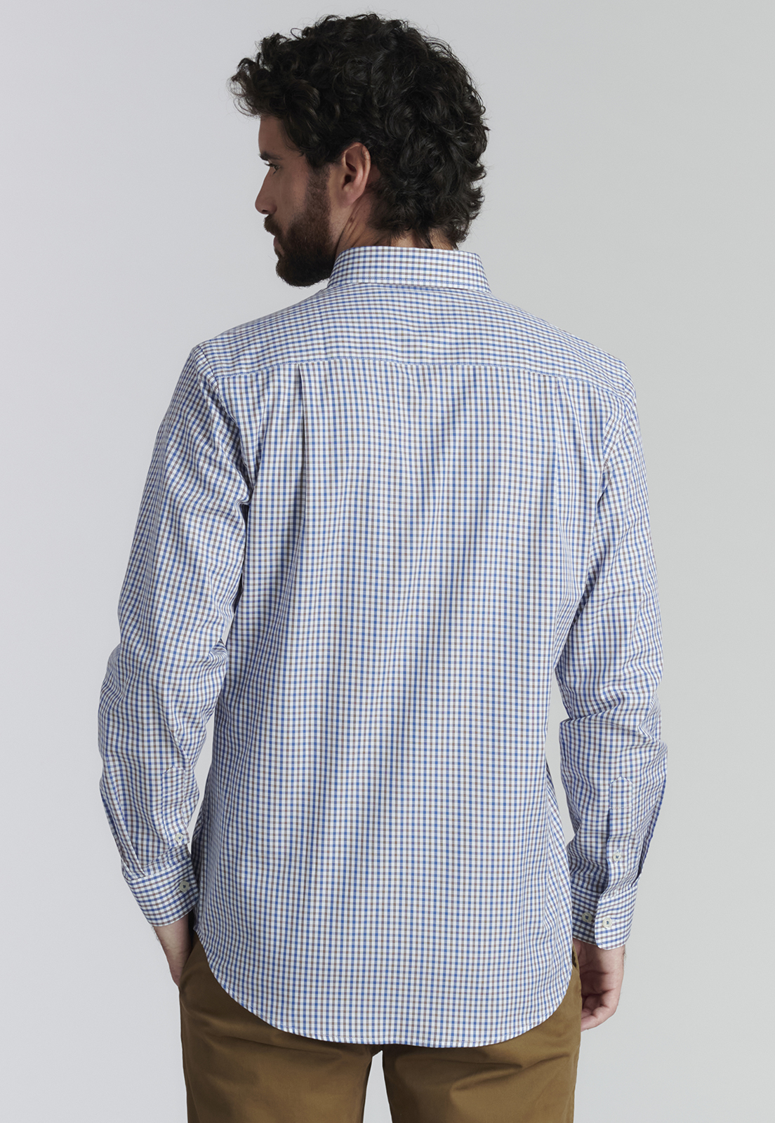 CAMISA ALGODÓN HOMBRE FEROUCH CAFE BROOKLYN SMART CASUAL COFFE - 4