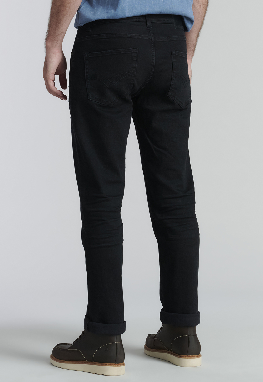 JEANS ALGODÓN HOMBRE FEROUCH NEGRO BÁSICO BRISTOL FJS - 4
