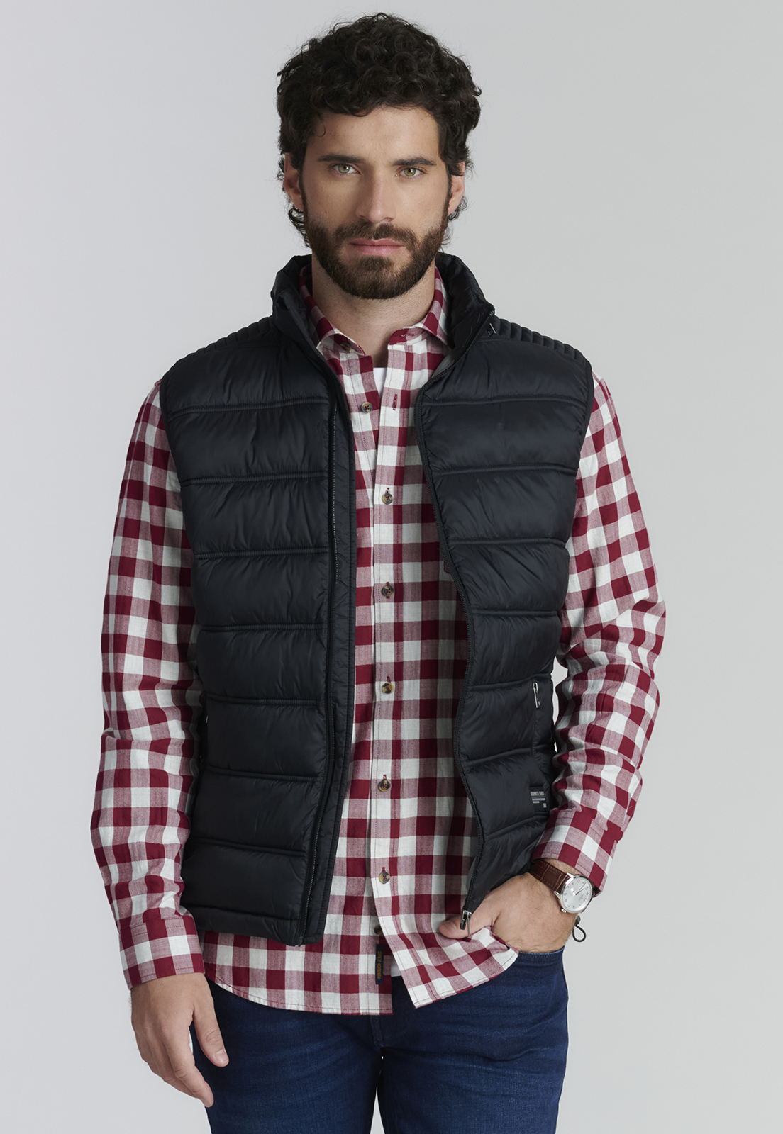 VEST HOMBRE FEROUCH NEGRO DAYTONA FJS - 1