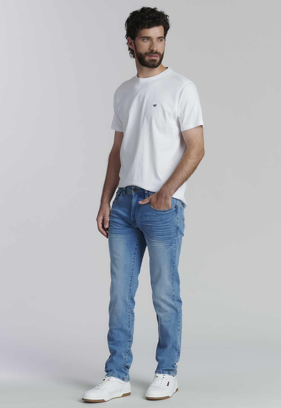 JEANS ALGODÓN HOMBRE FEROUCH AZUL BÁSICO BRISTOL FJS - 2