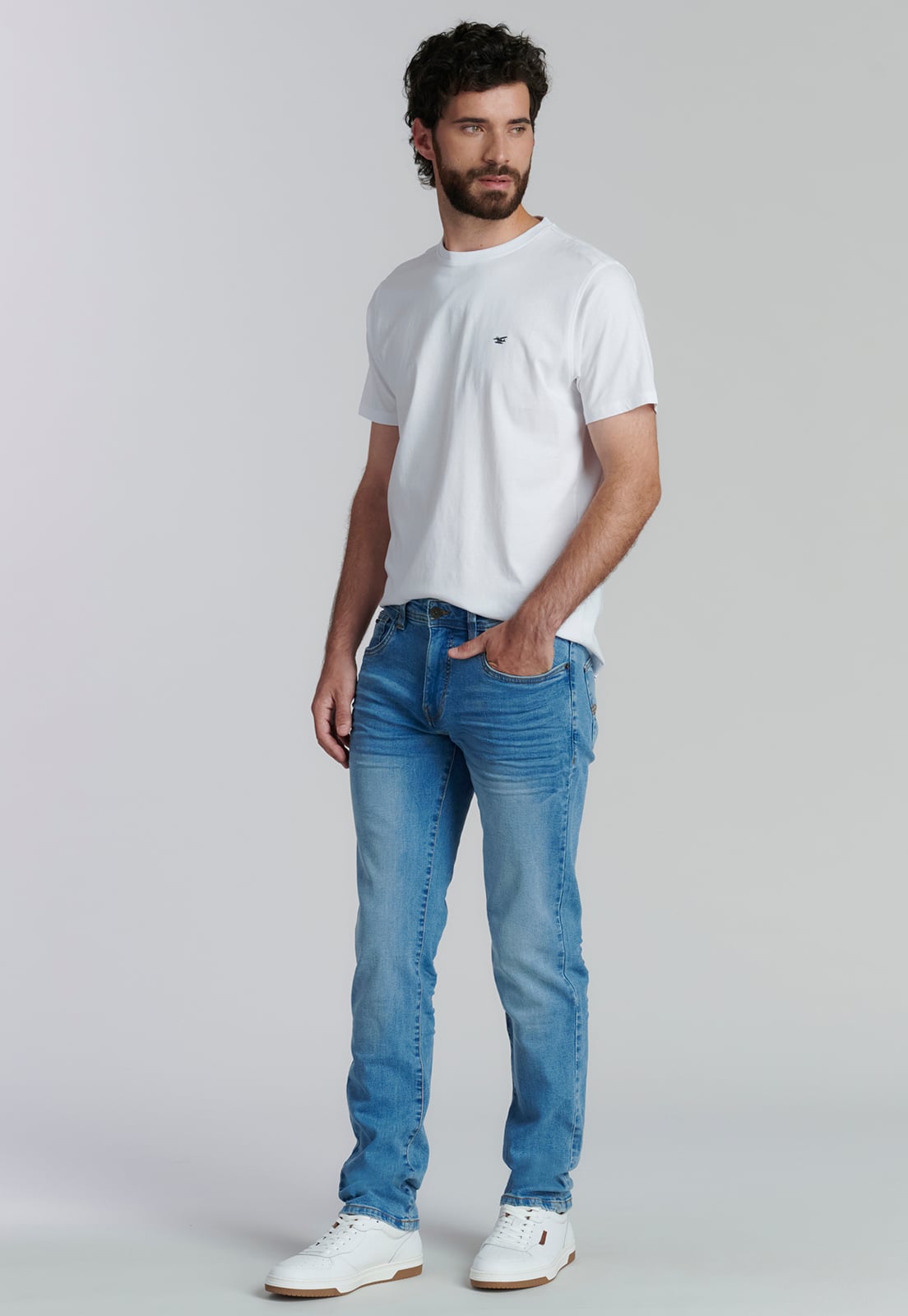JEANS ALGODÓN HOMBRE FEROUCH AZUL BÁSICO BRISTOL FJS - 2