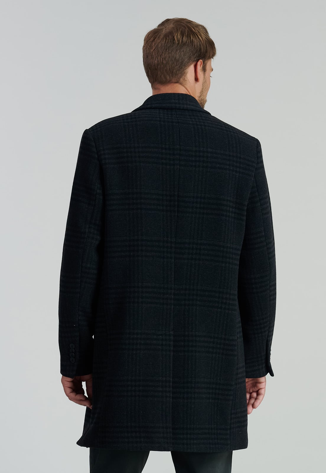 ABRIGO LANA HOMBRE FEROUCH GRIS CLÁSICO HOUSTON FR GREY - 4
