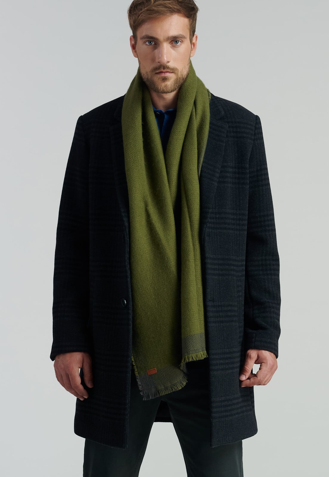 ABRIGO LANA HOMBRE FEROUCH GRIS CLÁSICO HOUSTON FR GREY - 5