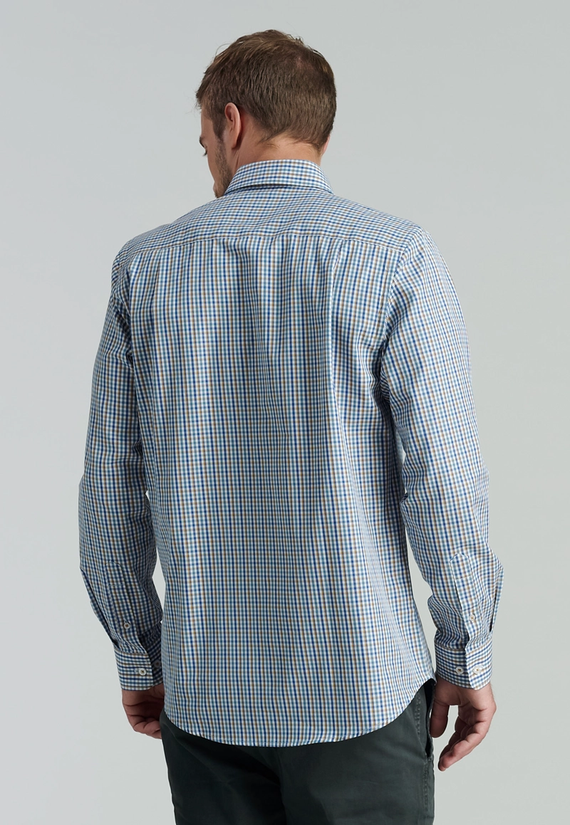 CAMISA ALGODÓN HOMBRE FEROUCH AMARILLO ORLANDO FR MUSTARD - 4