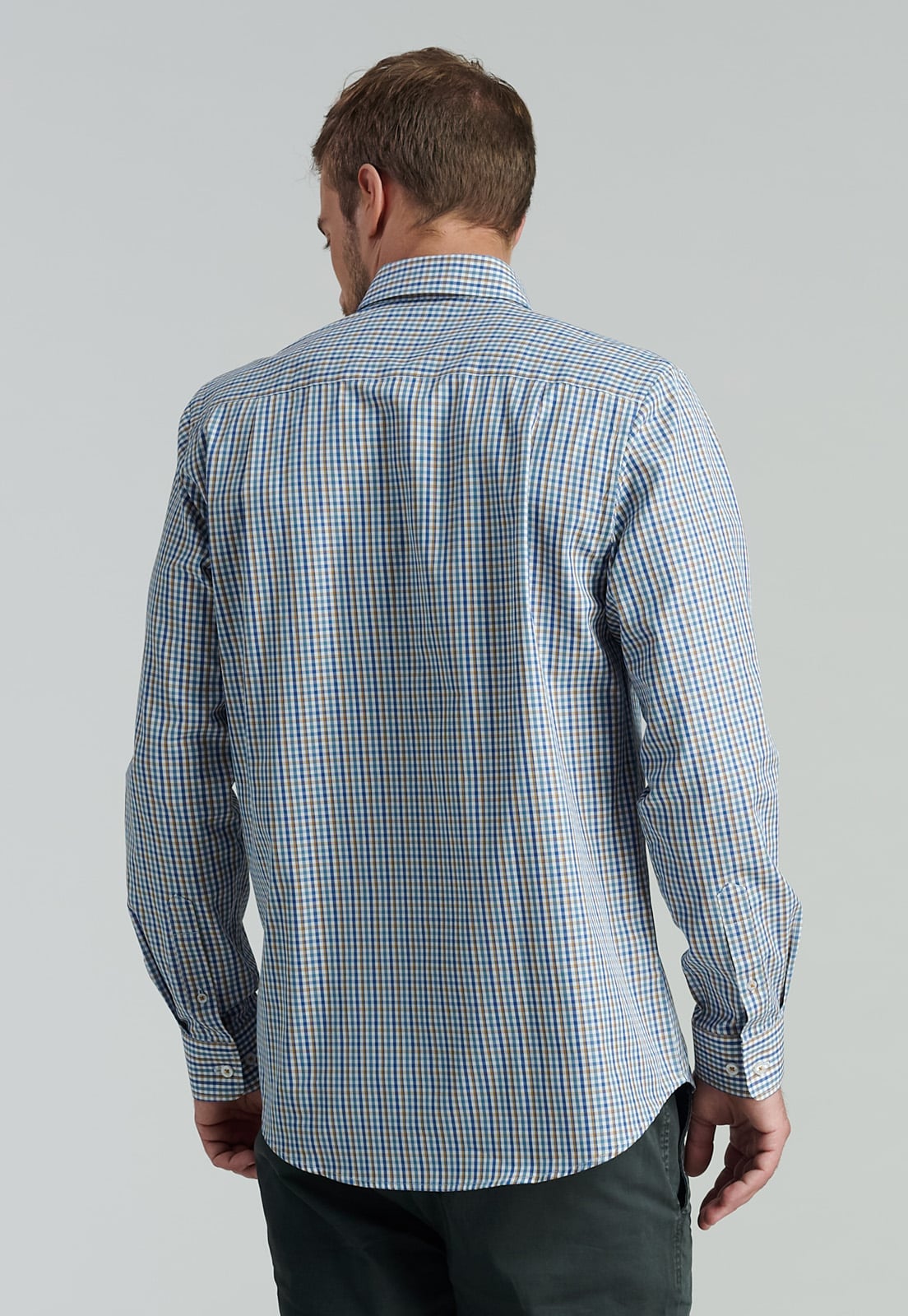 CAMISA ALGODÓN HOMBRE FEROUCH AMARILLO ORLANDO FR MUSTARD - 4