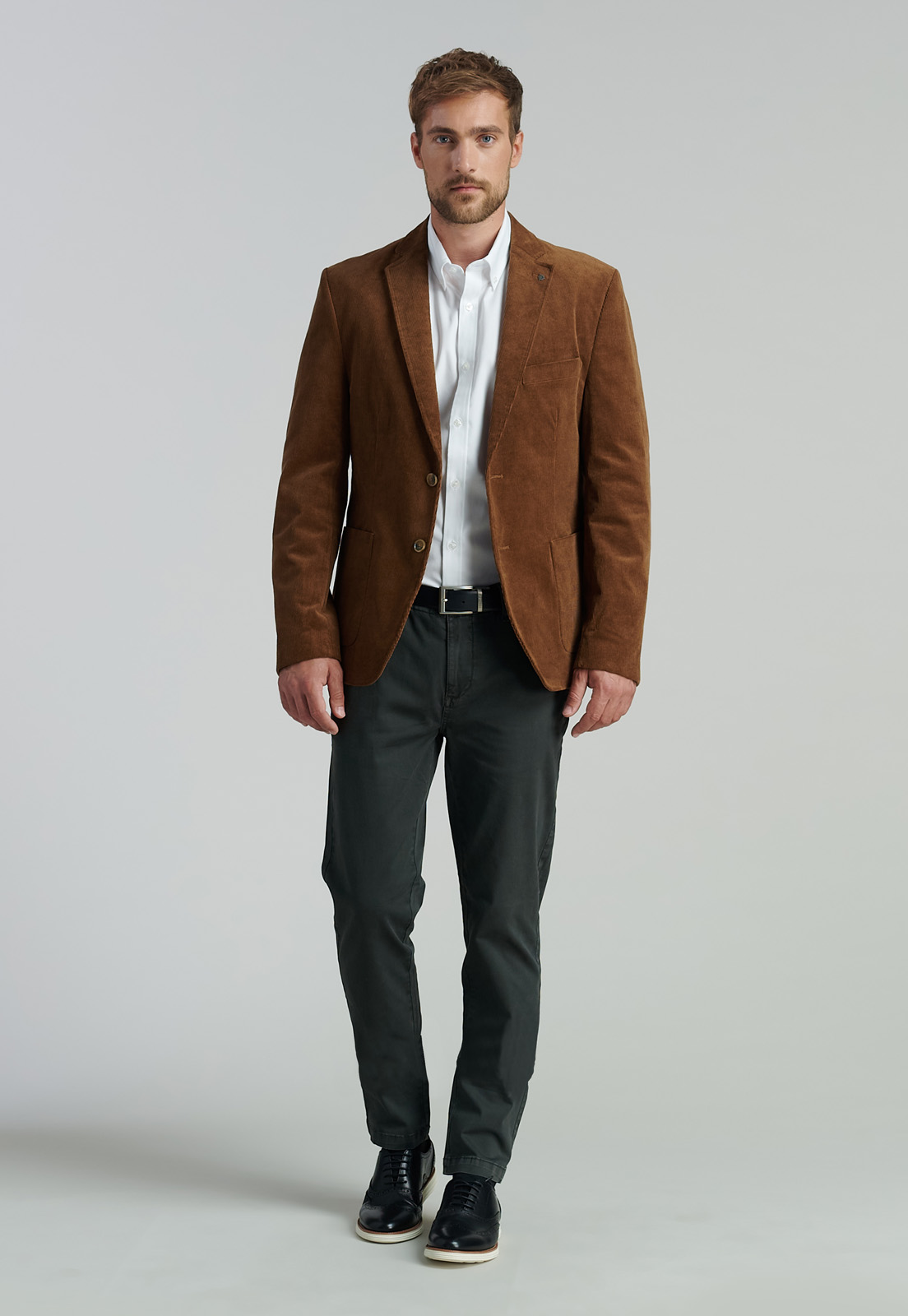 BLAZER ALGODÓN HOMBRE FEROUCH BEIGE MADISON SMART CASUAL NUTS - 2