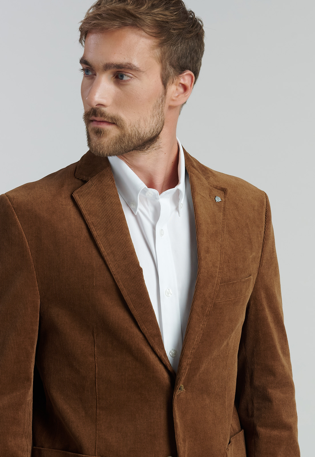 BLAZER ALGODÓN HOMBRE FEROUCH BEIGE MADISON SMART CASUAL NUTS - 3