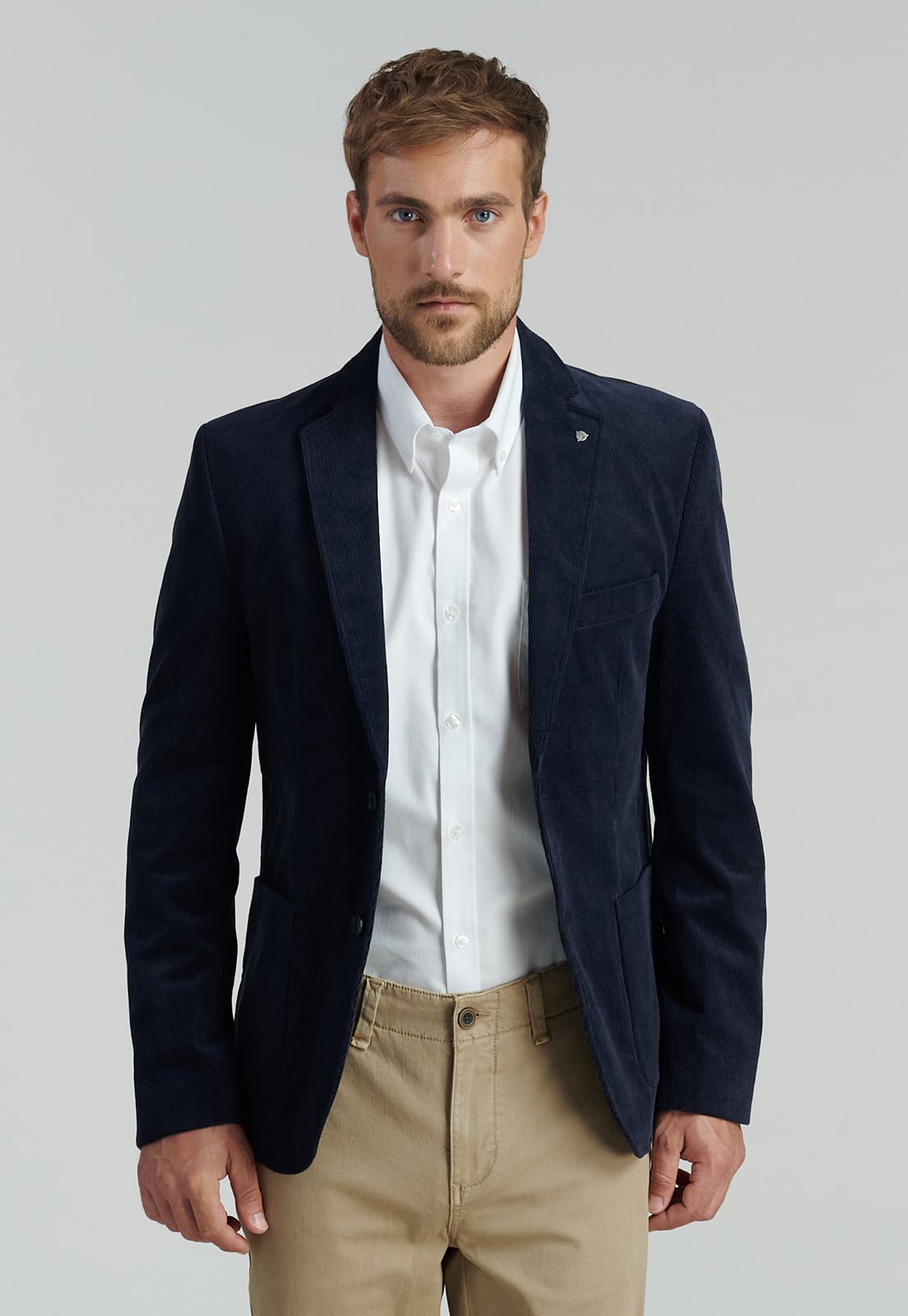 BLAZER ALGODÓN HOMBRE FEROUCH AZUL MARINO MADISON SMART CASUAL NAVY - 1