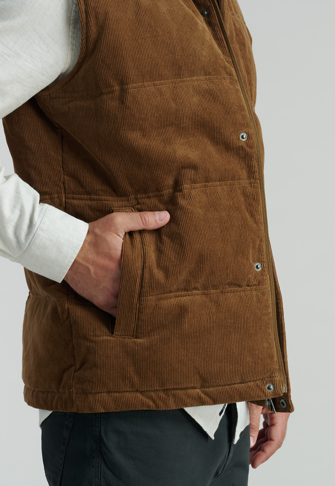 VEST ALGODÓN HOMBRE FEROUCH CAMEL DALLAS FJS - 3