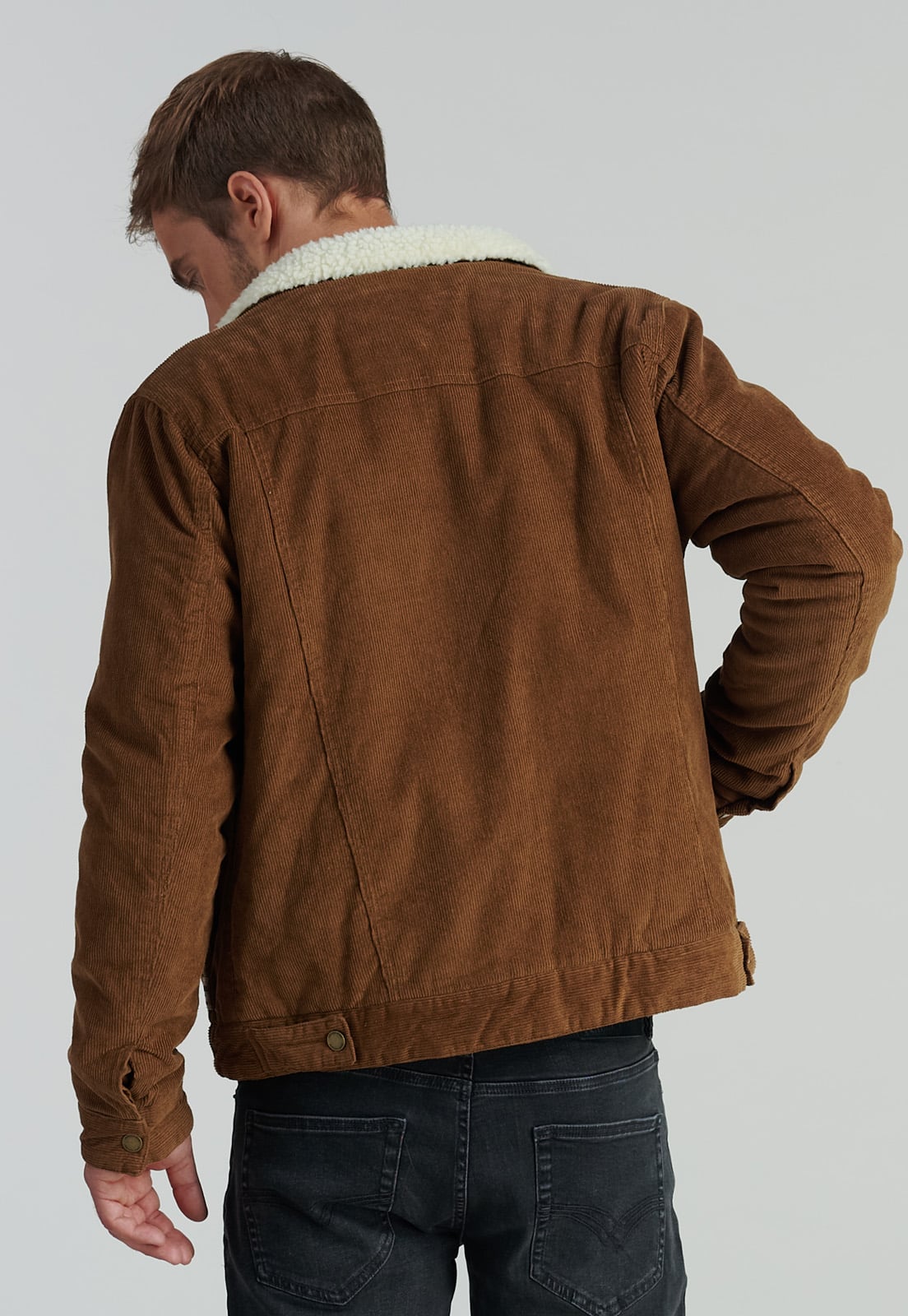 CHAQUETA ALGODÓN HOMBRE FEROUCH CAMEL BRONX FJS - 4