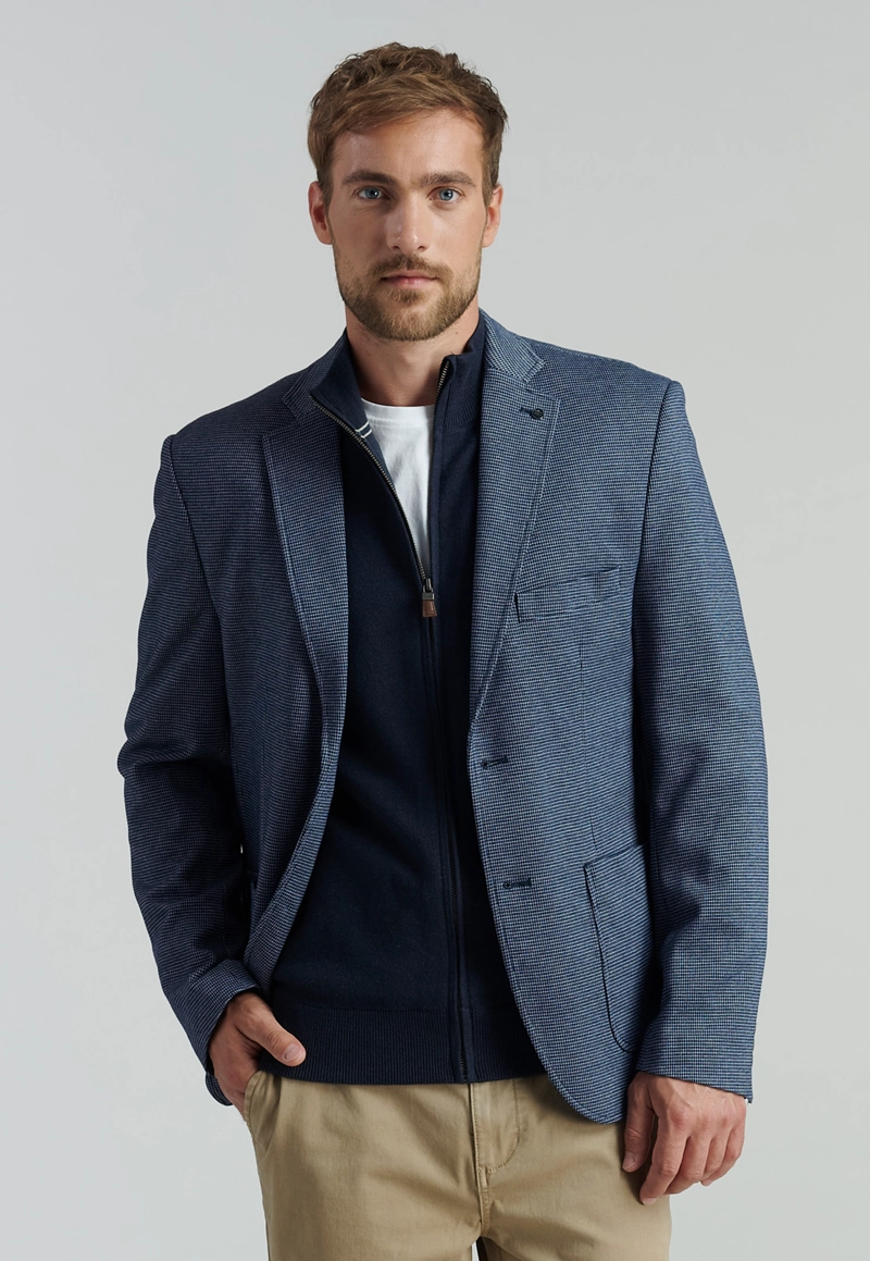 BLAZER HOMBRE FEROUCH AZUL MARINO JACKSON SMART CASUAL NAVY - 1