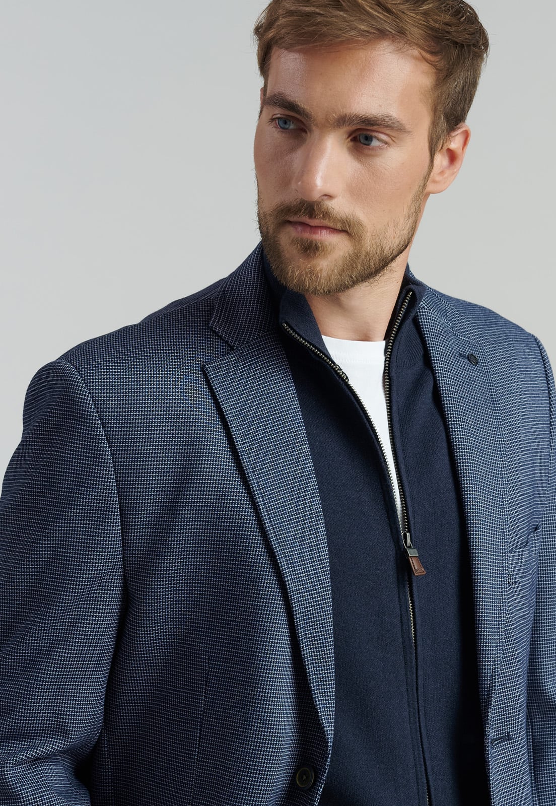 BLAZER HOMBRE FEROUCH AZUL MARINO JACKSON SMART CASUAL NAVY - 3