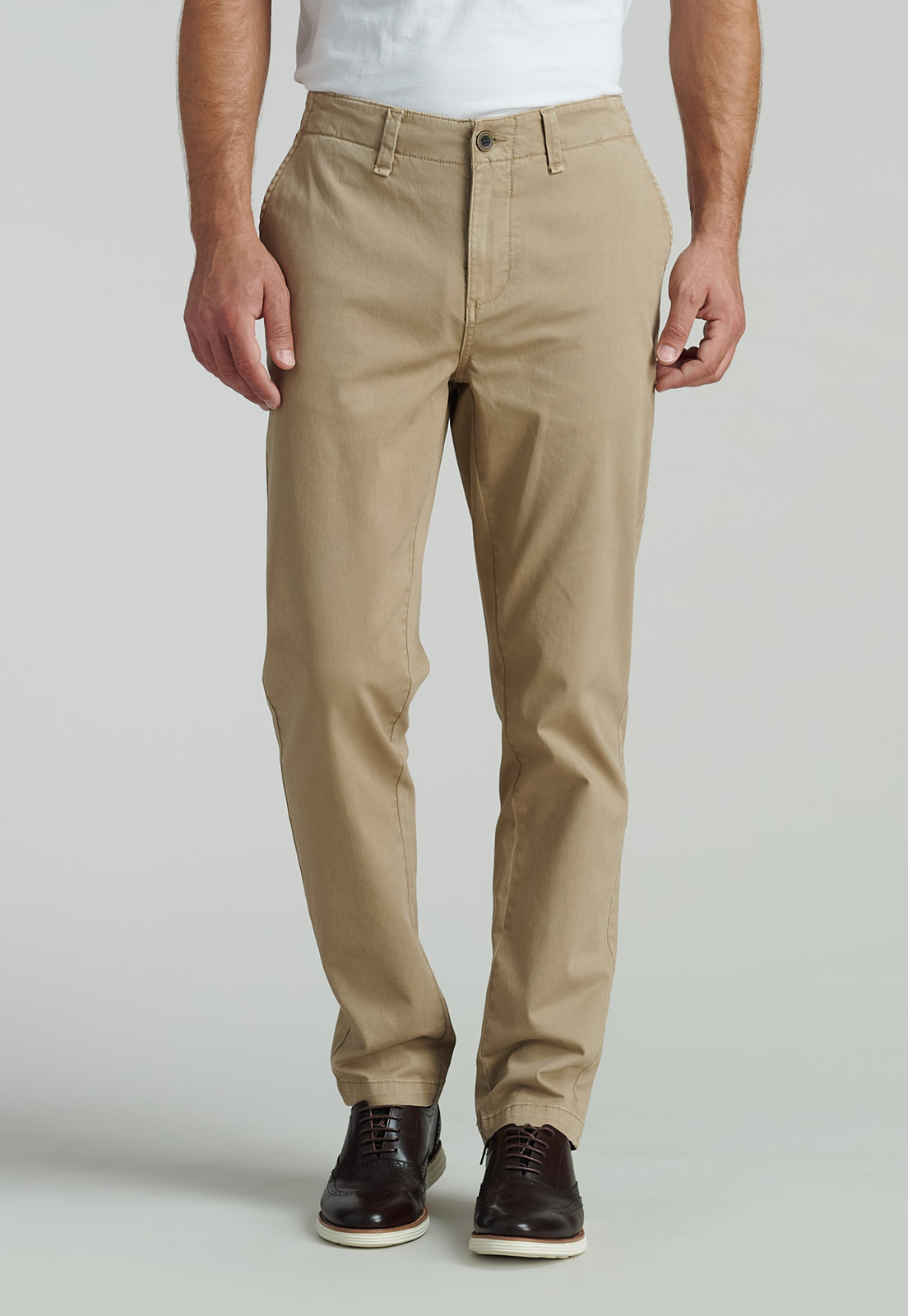 PANTALÓN ALGODÓN HOMBRE FEROUCH BEIGE LOWELL FR KHAKI - 1