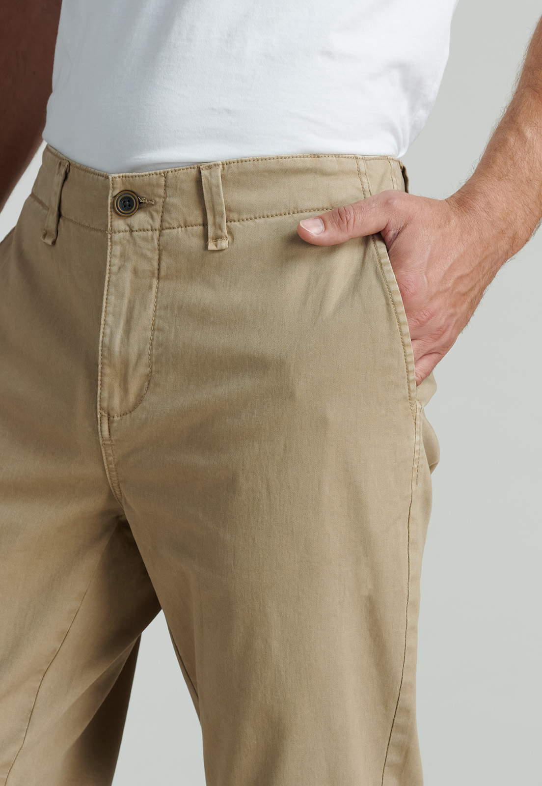 PANTALÓN ALGODÓN HOMBRE FEROUCH BEIGE LOWELL FR KHAKI - 3