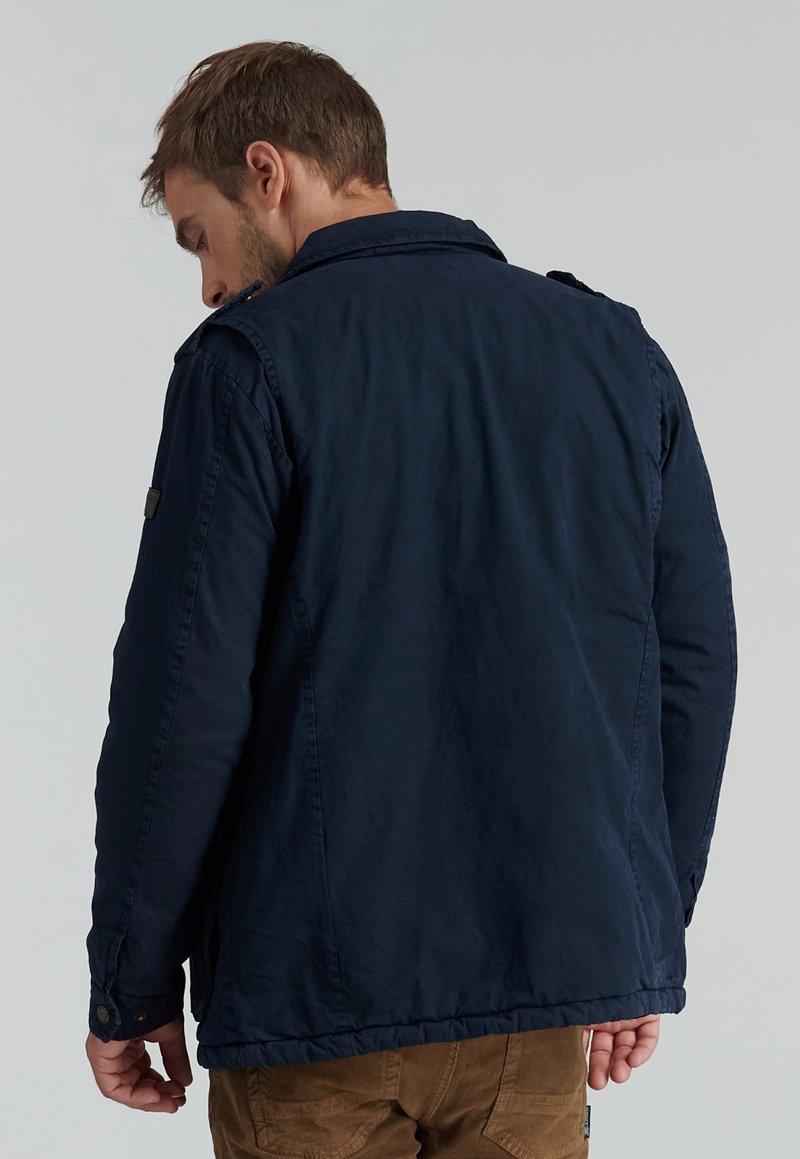 CHAQUETA ALGODÓN HOMBRE FEROUCH AZUL MARINO KANSAS FJS NAVY - 4