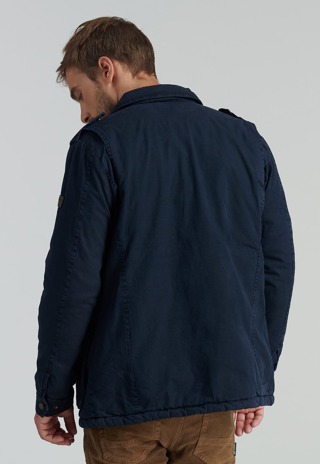 CHAQUETA ALGODÓN HOMBRE FEROUCH AZUL MARINO KANSAS FJS NAVY - 4