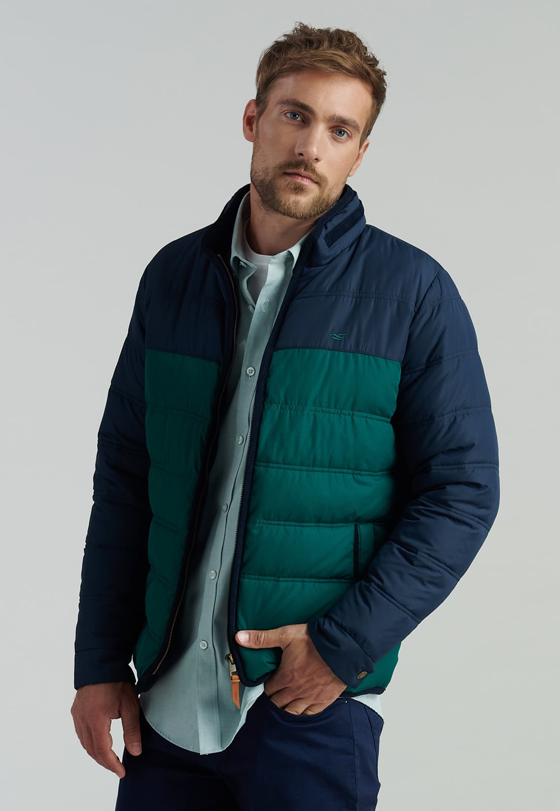 PARKA HOMBRE FEROUCH AZUL MARINO BRISTOL FR NAVY - 1