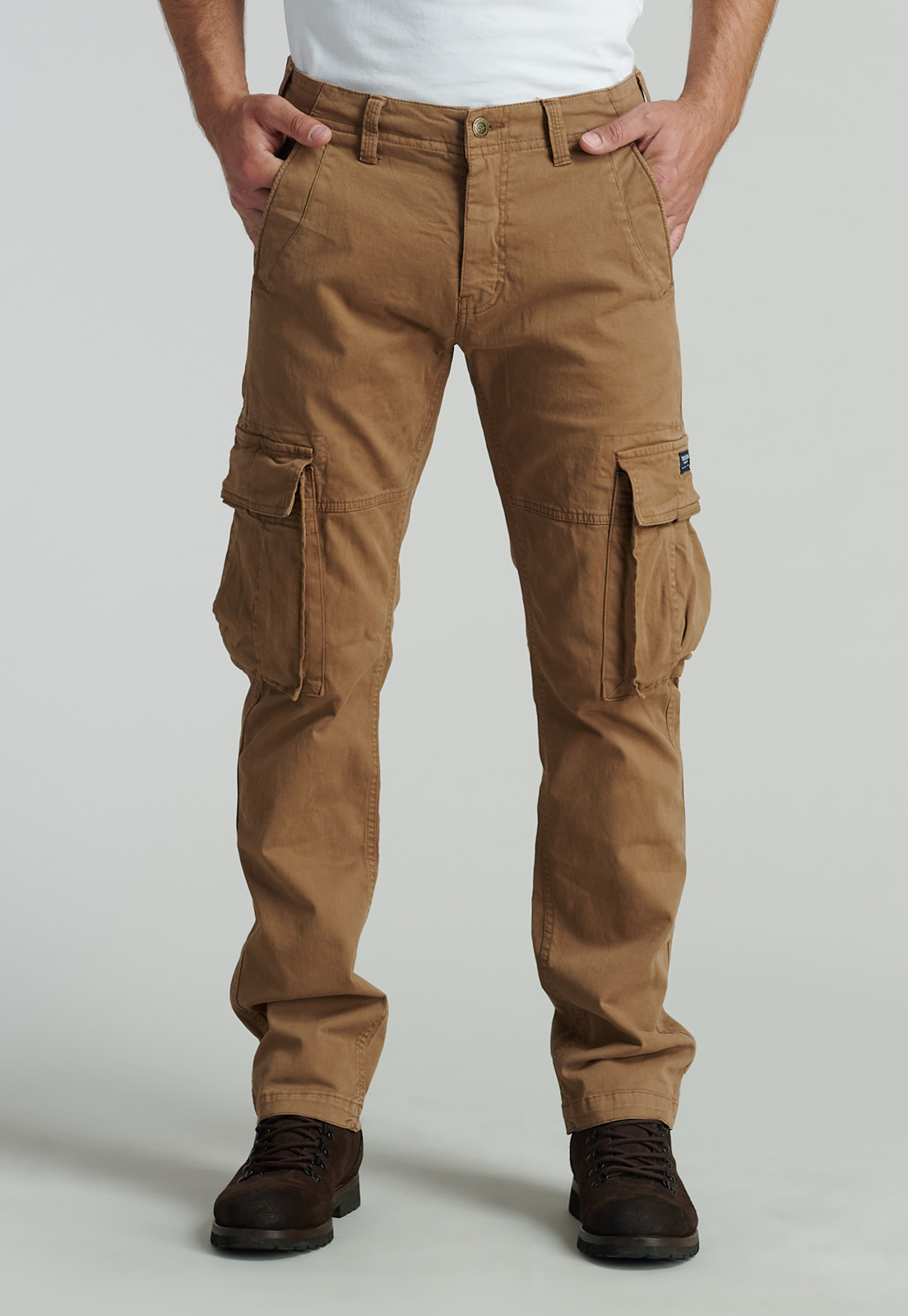 PANTALÓN ALGODÓN HOMBRE FEROUCH DALLAS FJS CAMEL - 1