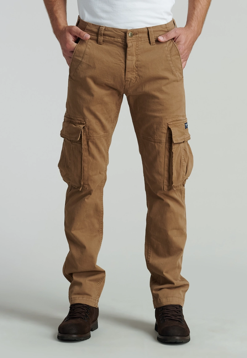 PANTALÓN ALGODÓN HOMBRE FEROUCH DALLAS FJS CAMEL - 1
