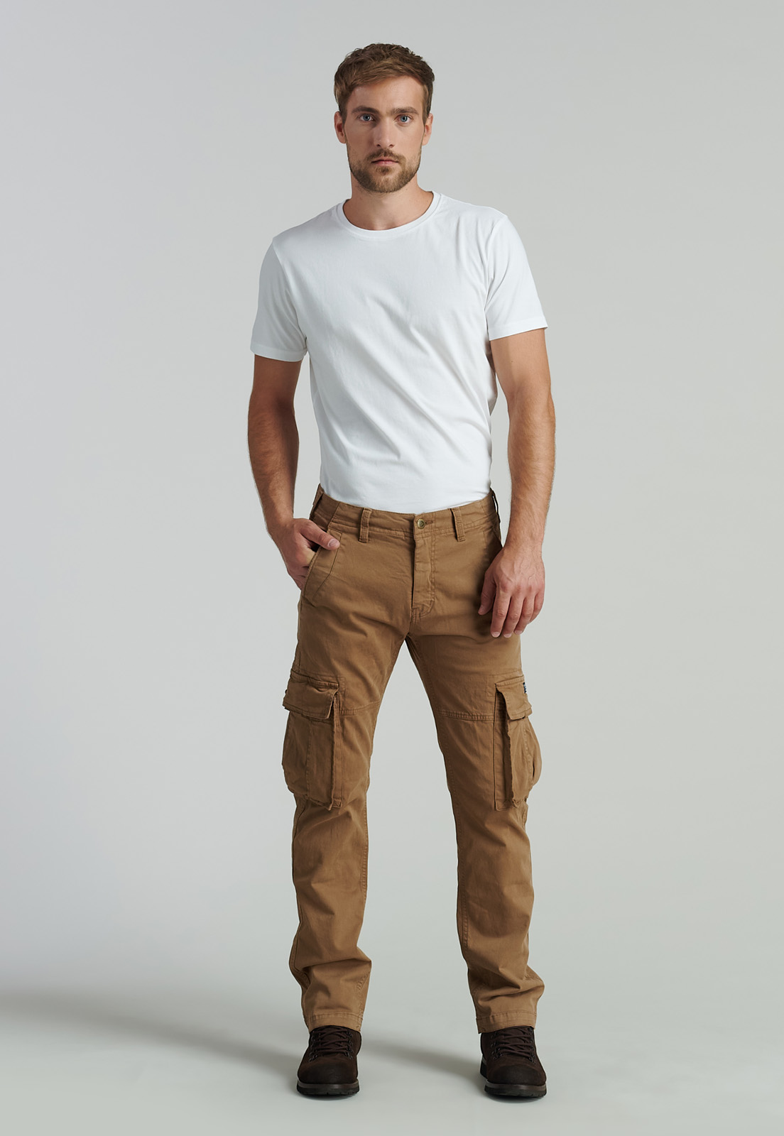PANTALÓN ALGODÓN HOMBRE FEROUCH DALLAS FJS CAMEL - 2