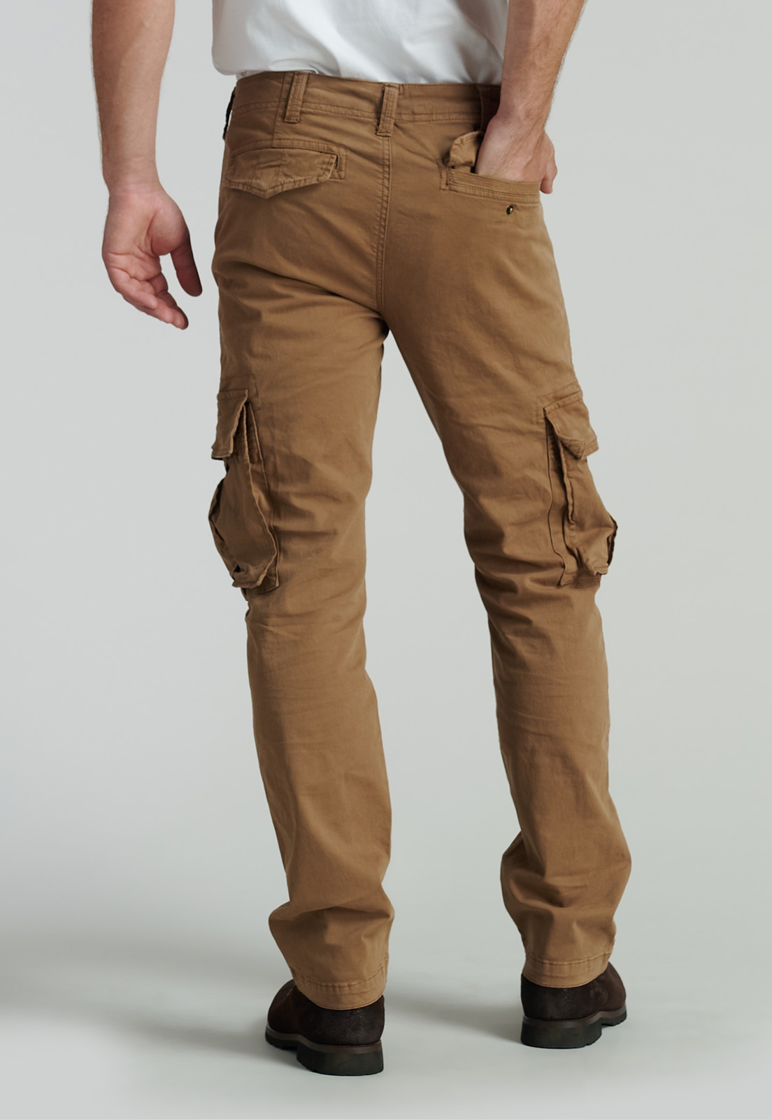 PANTALÓN ALGODÓN HOMBRE FEROUCH DALLAS FJS CAMEL - 4