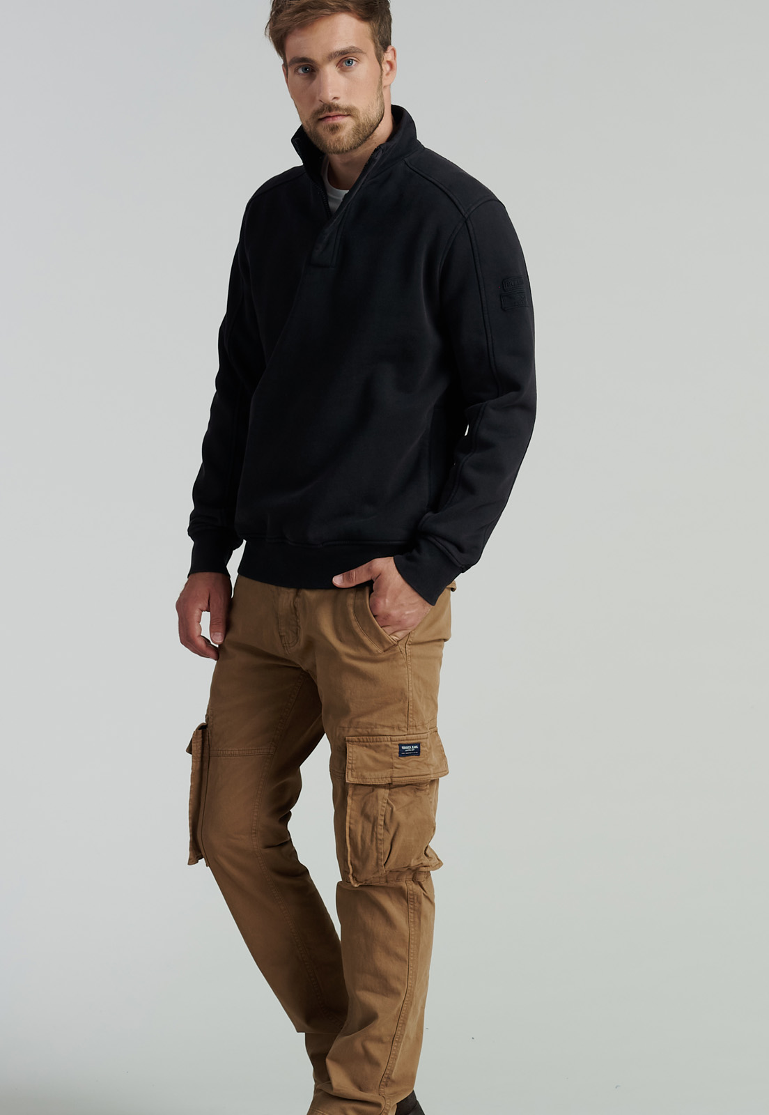 PANTALÓN ALGODÓN HOMBRE FEROUCH DALLAS FJS CAMEL - 5