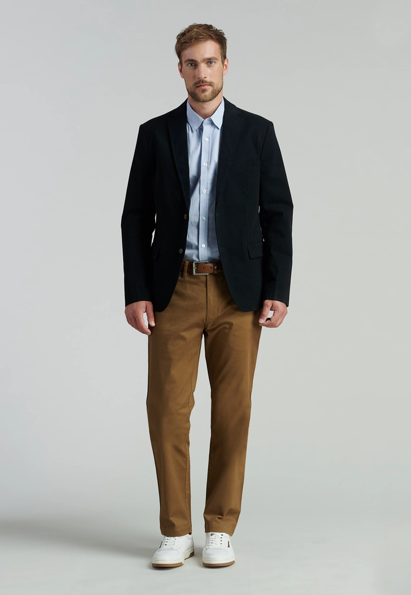 BLAZER ALGODÓN HOMBRE FEROUCH NEGRO STANFORD F SMART CASUAL BLACK - 2