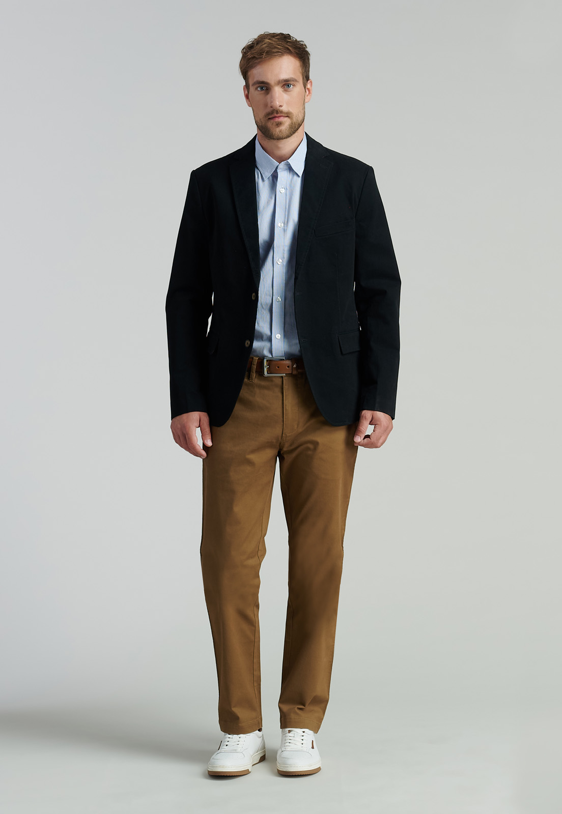 BLAZER ALGODÓN HOMBRE FEROUCH NEGRO STANFORD F SMART CASUAL BLACK - 2
