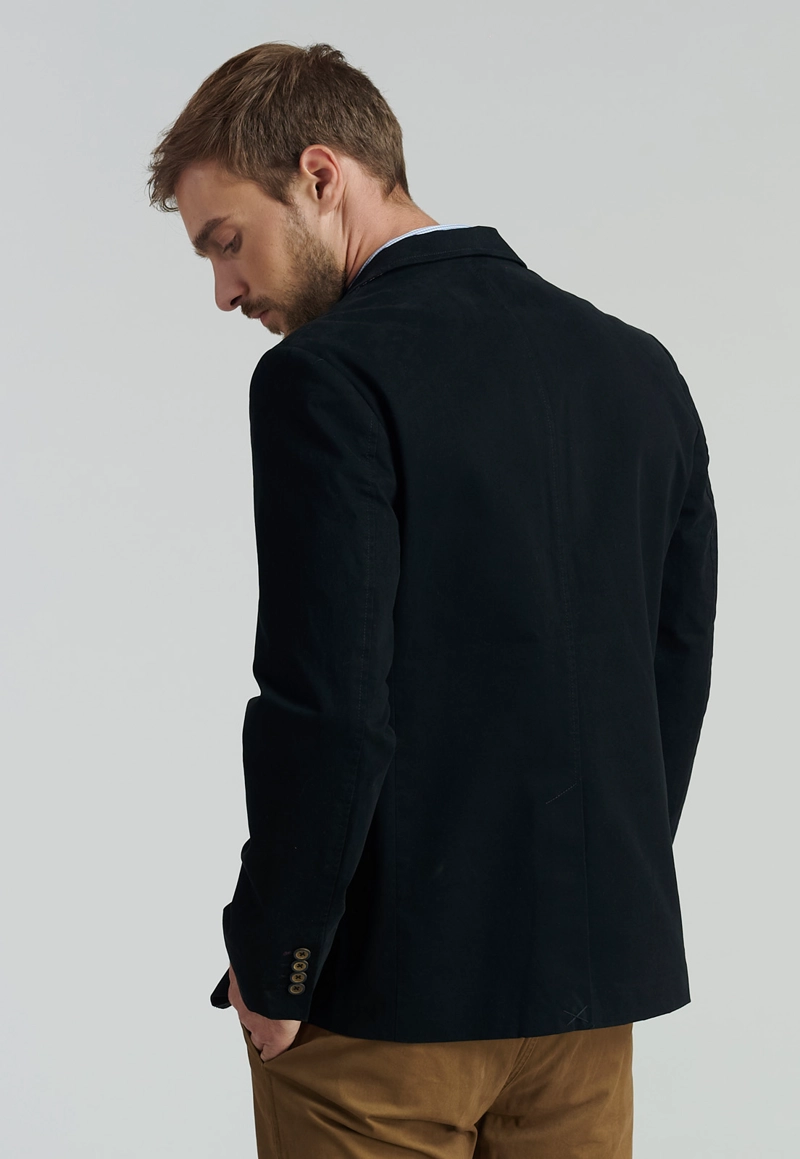 BLAZER ALGODÓN HOMBRE FEROUCH NEGRO STANFORD F SMART CASUAL BLACK - 4