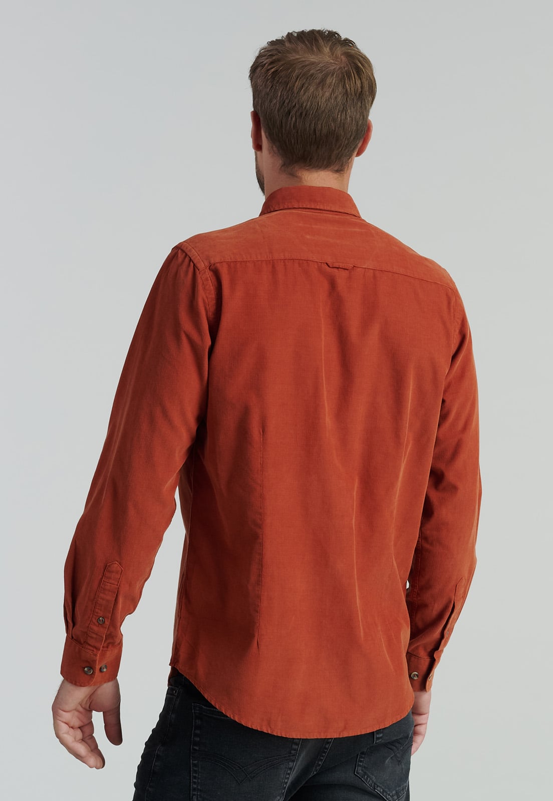 CAMISA ALGODÓN HOMBRE FEROUCH CAFÉ HONOLULU FR COPPER - 4