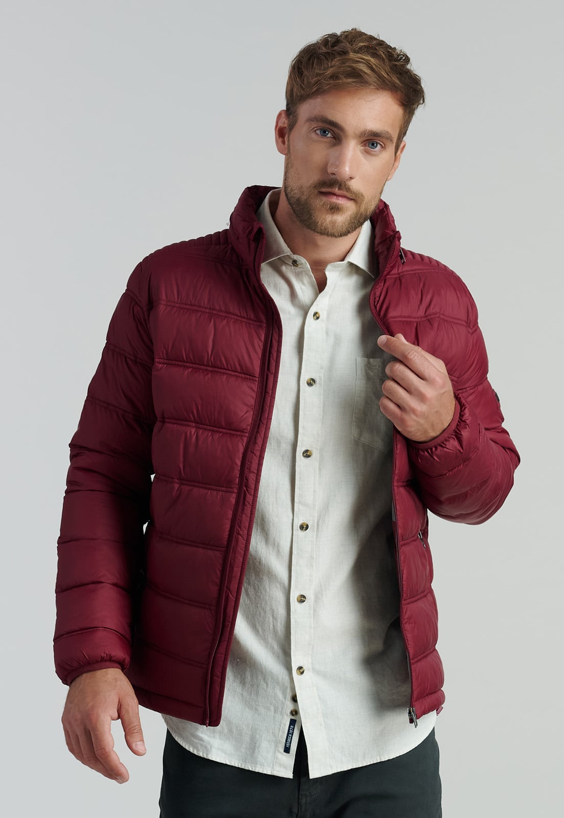 PARKA HOMBRE FEROUCH ROJO SACRAMENTO FR BURGUNDY - 1