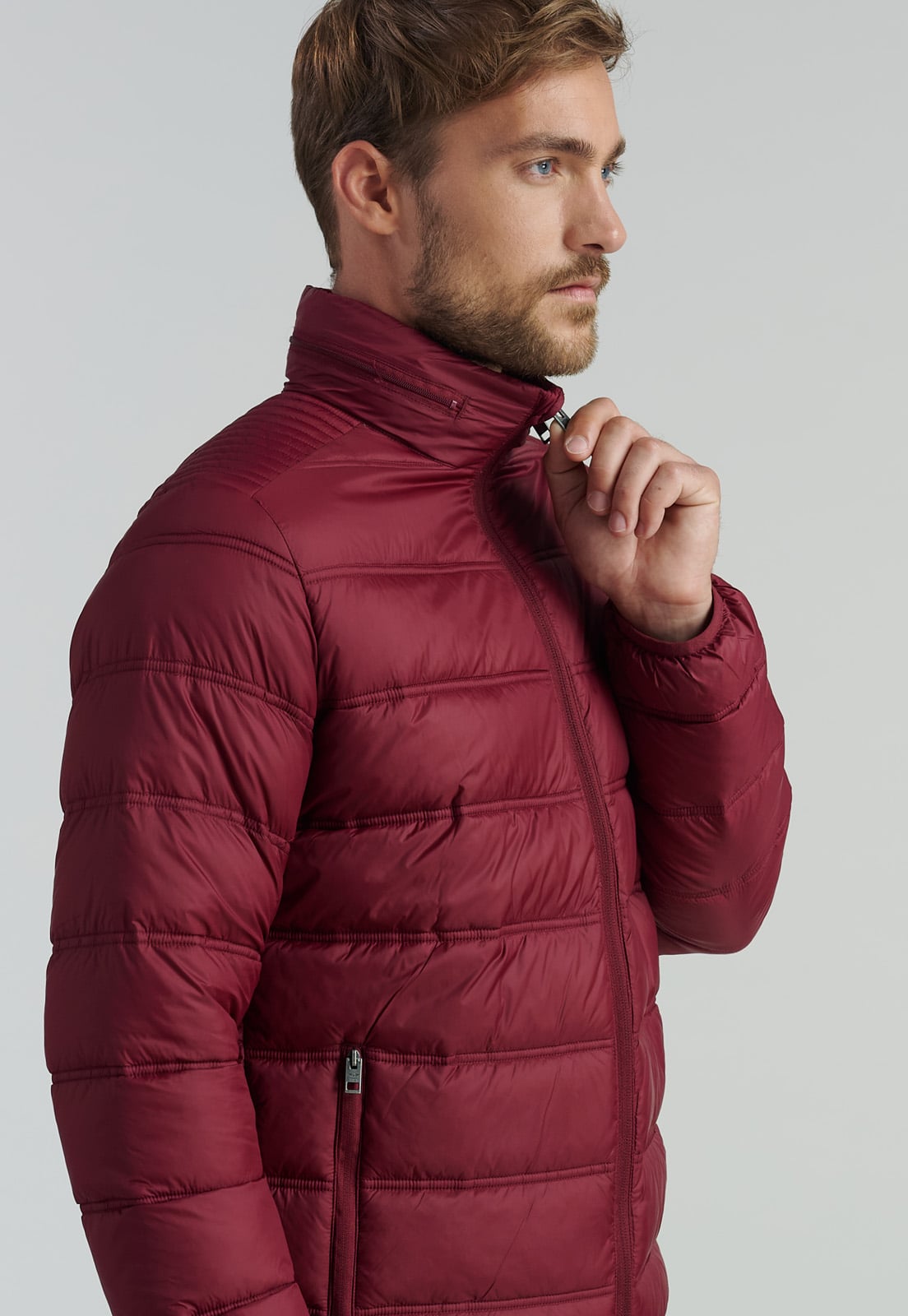 PARKA HOMBRE FEROUCH ROJO SACRAMENTO FR BURGUNDY - 3