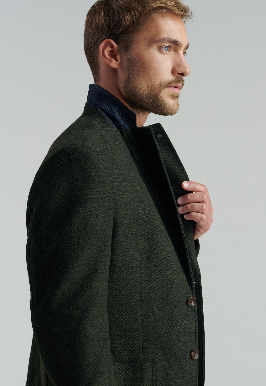 BLAZER HOMBRE FEROUCH VERDE CREENVILLE SMART CASUAL GREEN - 5