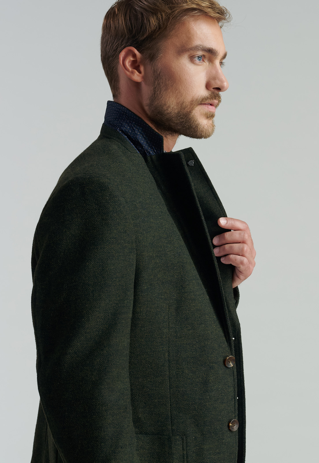 BLAZER HOMBRE FEROUCH VERDE CREENVILLE SMART CASUAL GREEN - 5