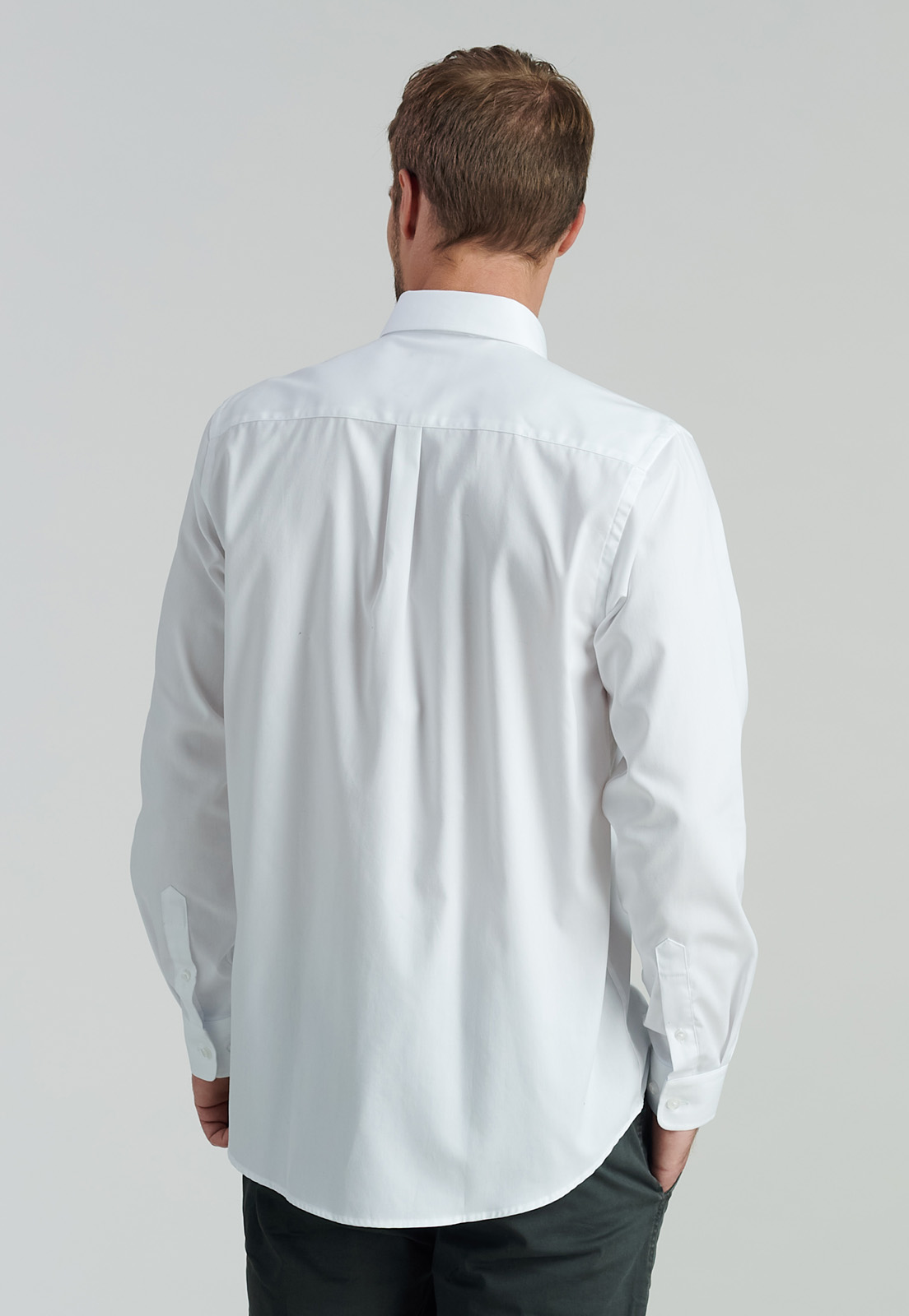 CAMISA ALGODÓN HOMBRE FEROUCH BLANCO SMART CASUAL OXFORD SC WHITE - 4