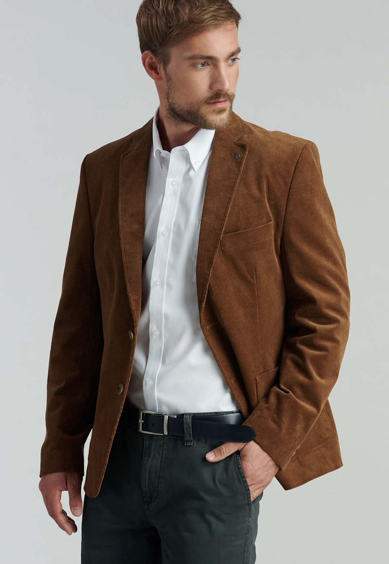 CAMISA ALGODÓN HOMBRE FEROUCH BLANCO SMART CASUAL OXFORD SC WHITE - 5