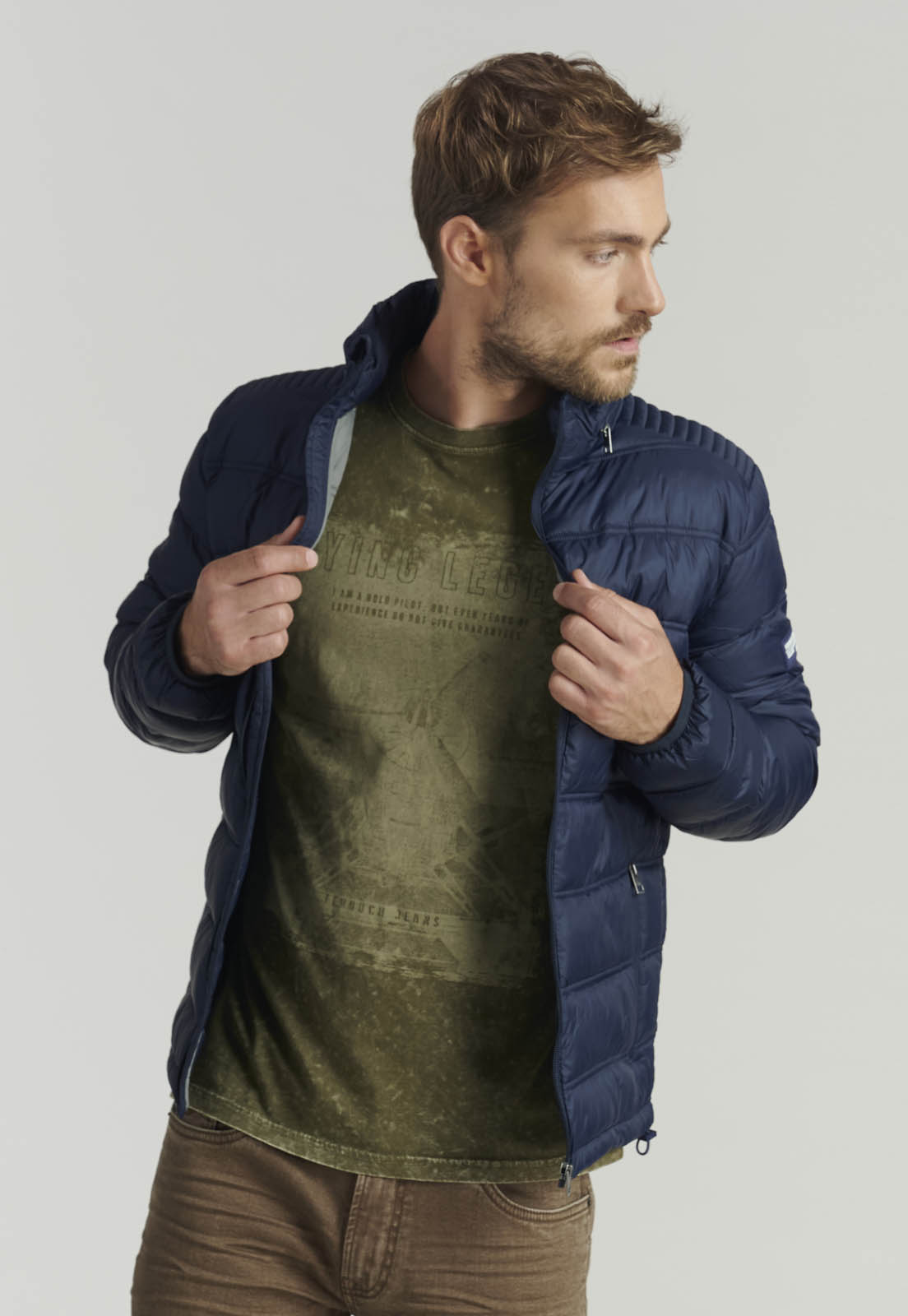 POLERA ALGODÓN HOMBRE FEROUCH VERDE BOSTON FJS MILITARY - 5
