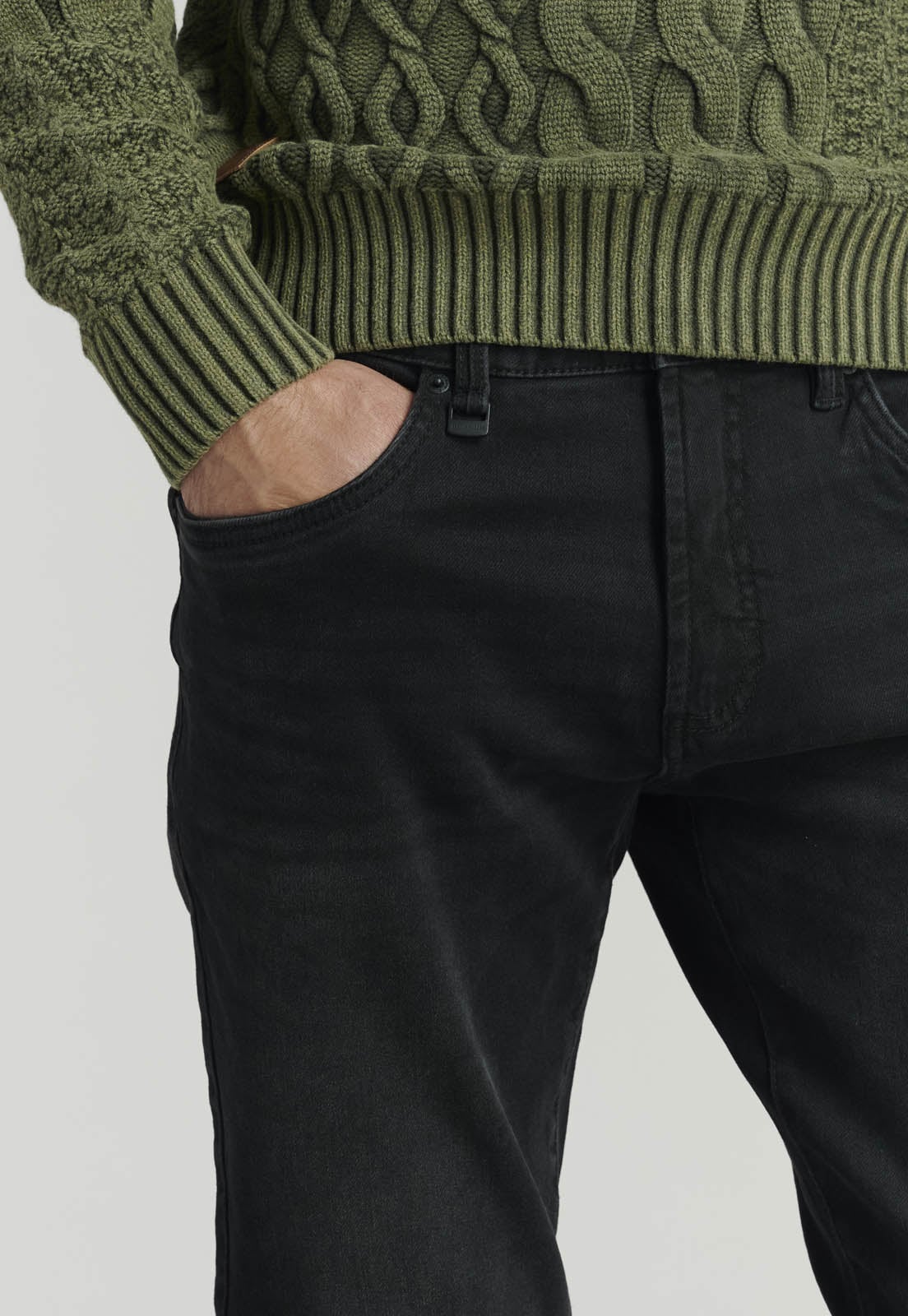 JEAN ALGODÓN HOMBRE FEROUCH NEGRO PHOENIX FJS BLACK - 3