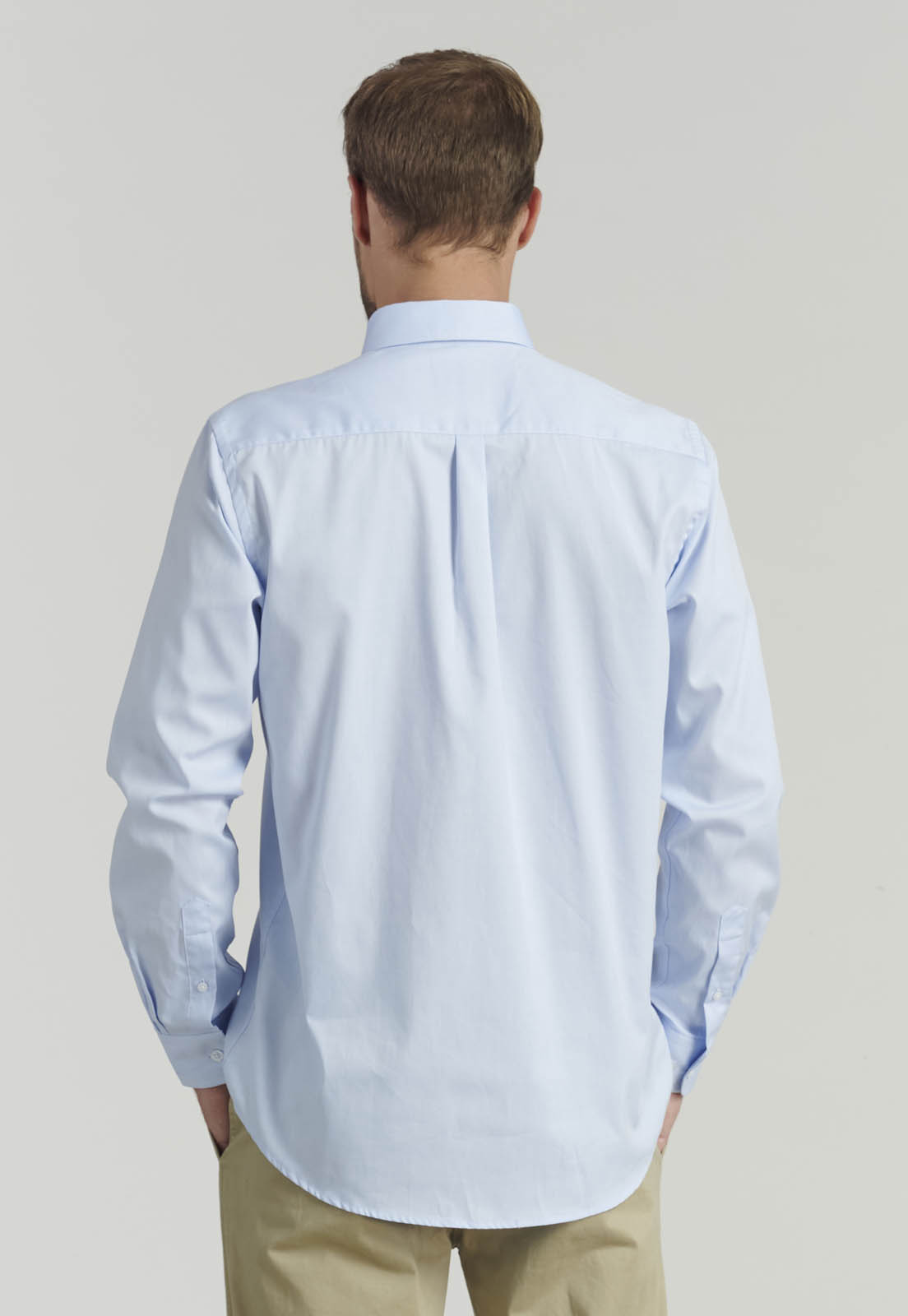 CAMISA ALGODÓN HOMBRE FEROUCH CELESTE SMART CASUAL OXFORD SC SKY - 4