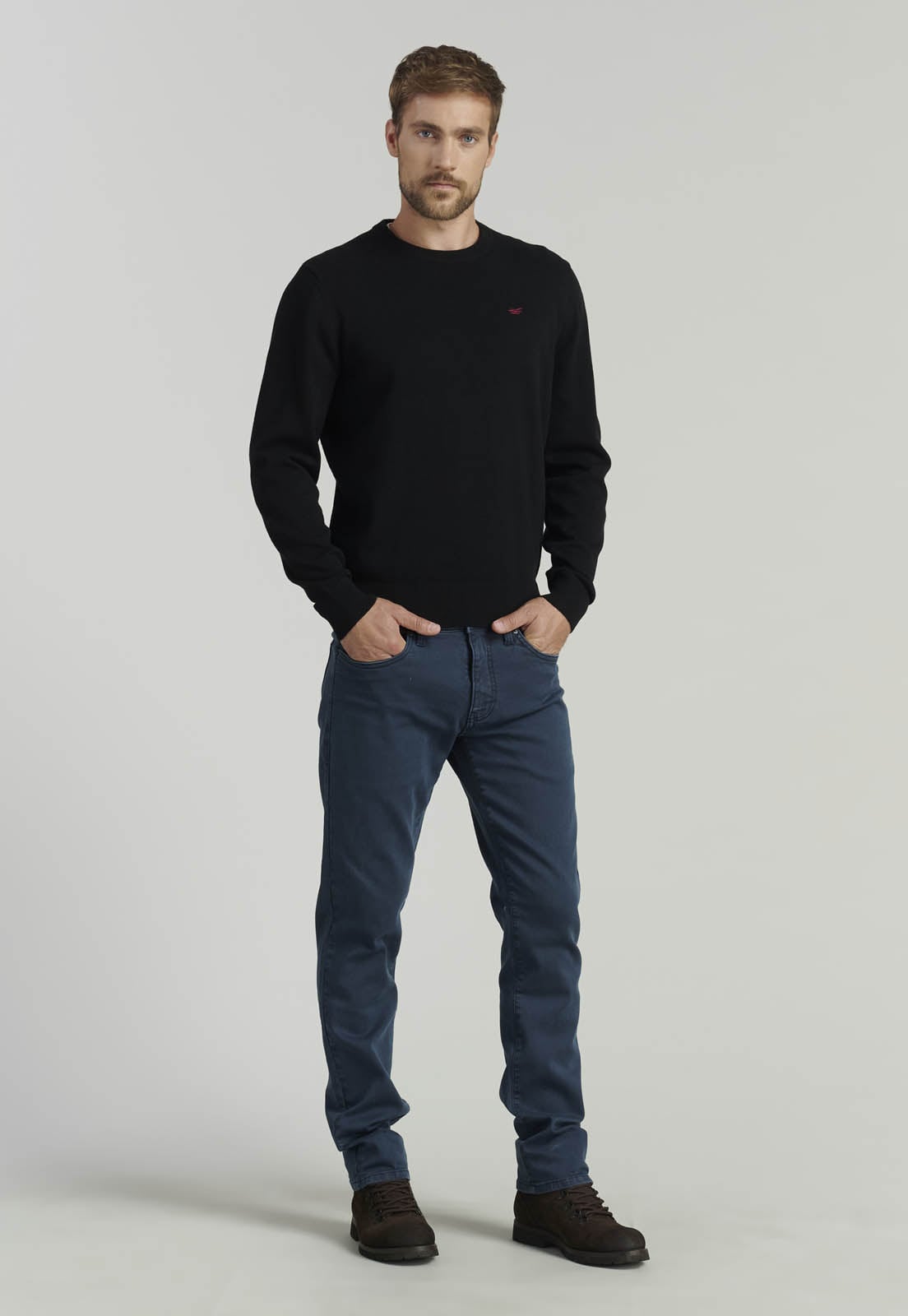 SWEATER ALGODÓN ORGÁNICO HOMBRE FEROUCH NEGRO PARIS FR BLACK - 2